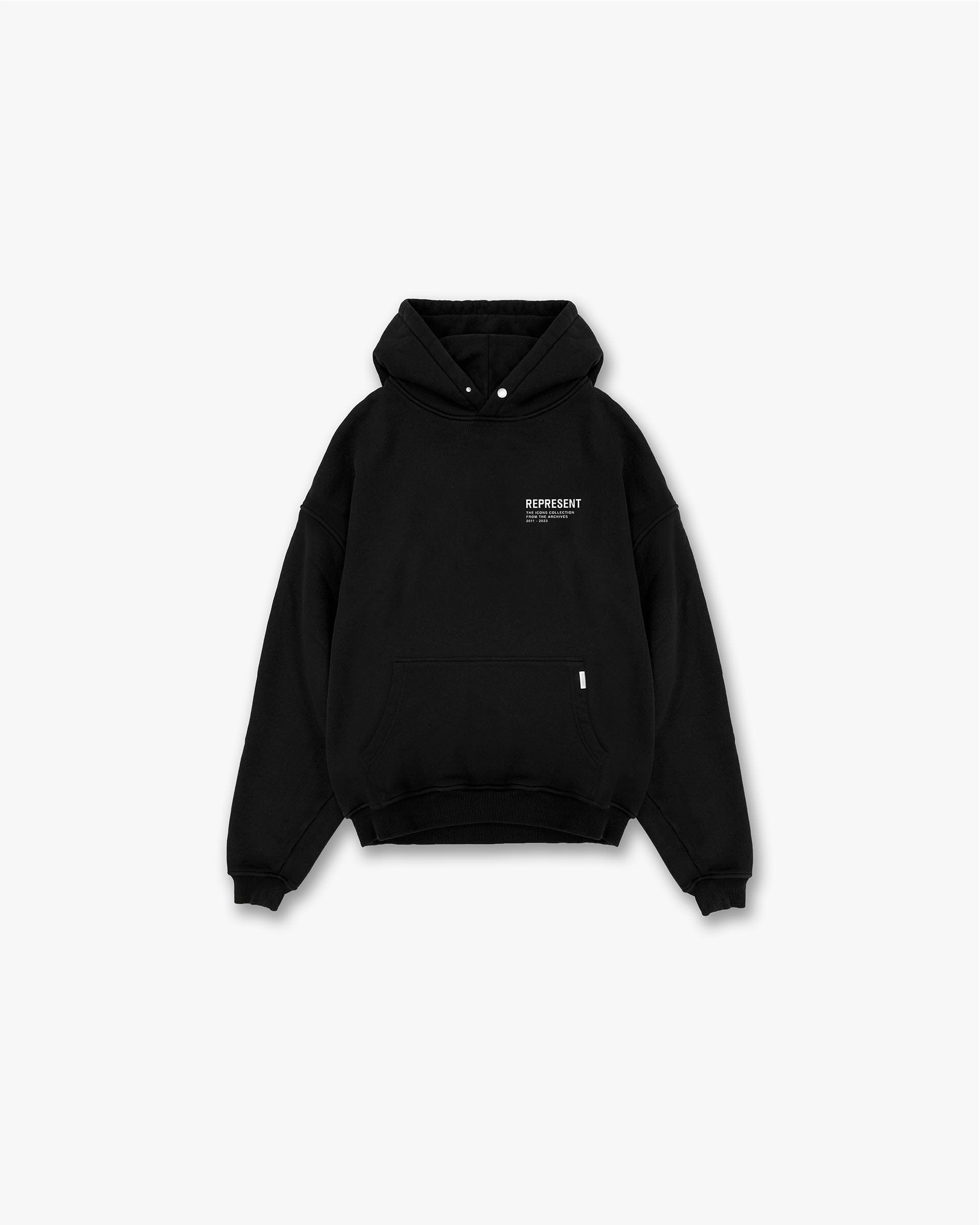 Fear of god essentials shop logo pullover hoodie black