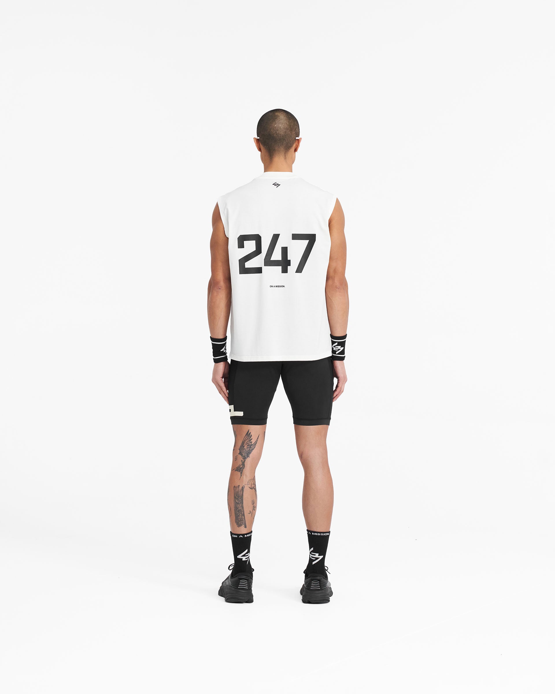 247 Oversized Tank - Flat White