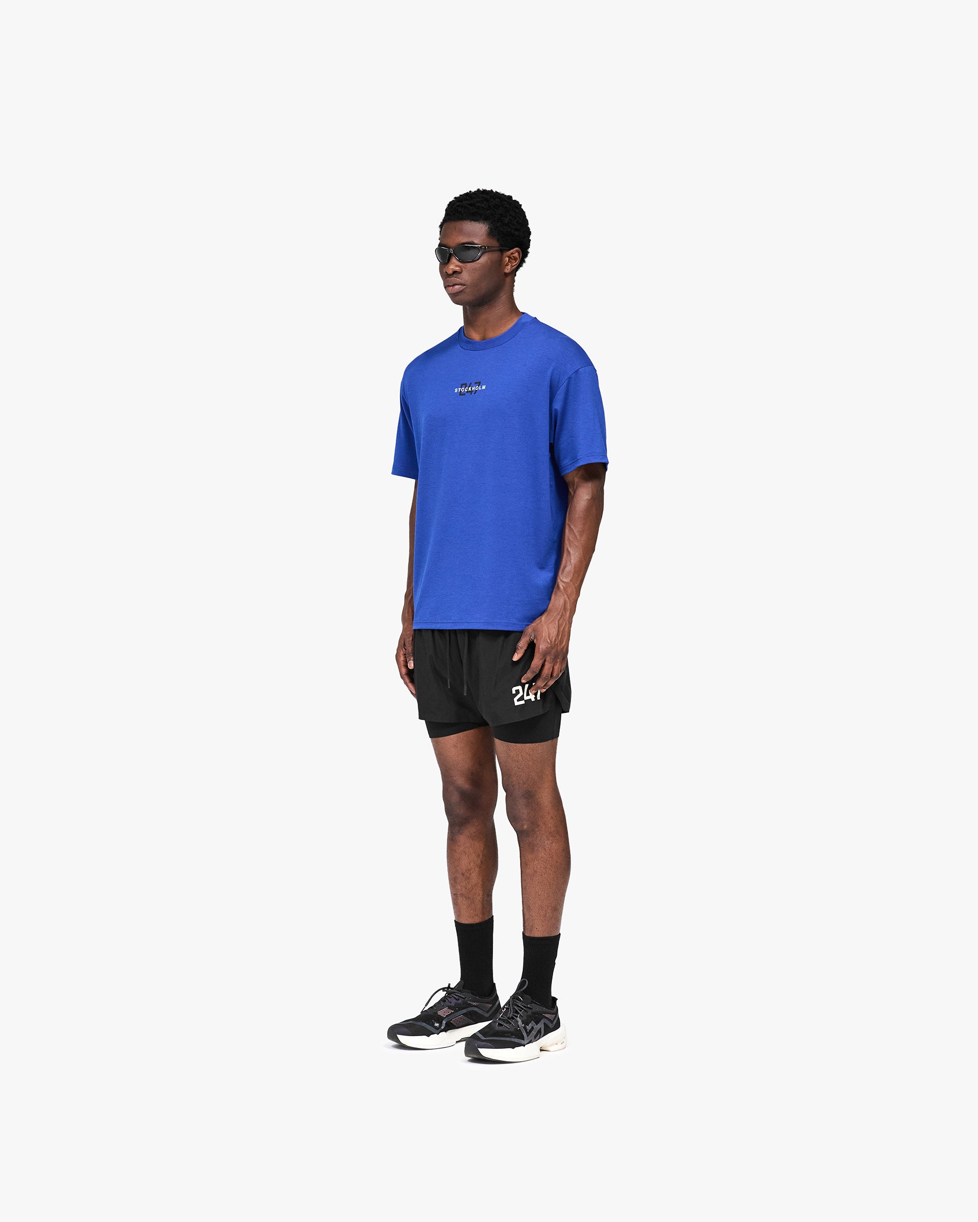 247 Stockholm Oversized T-Shirt - Blue