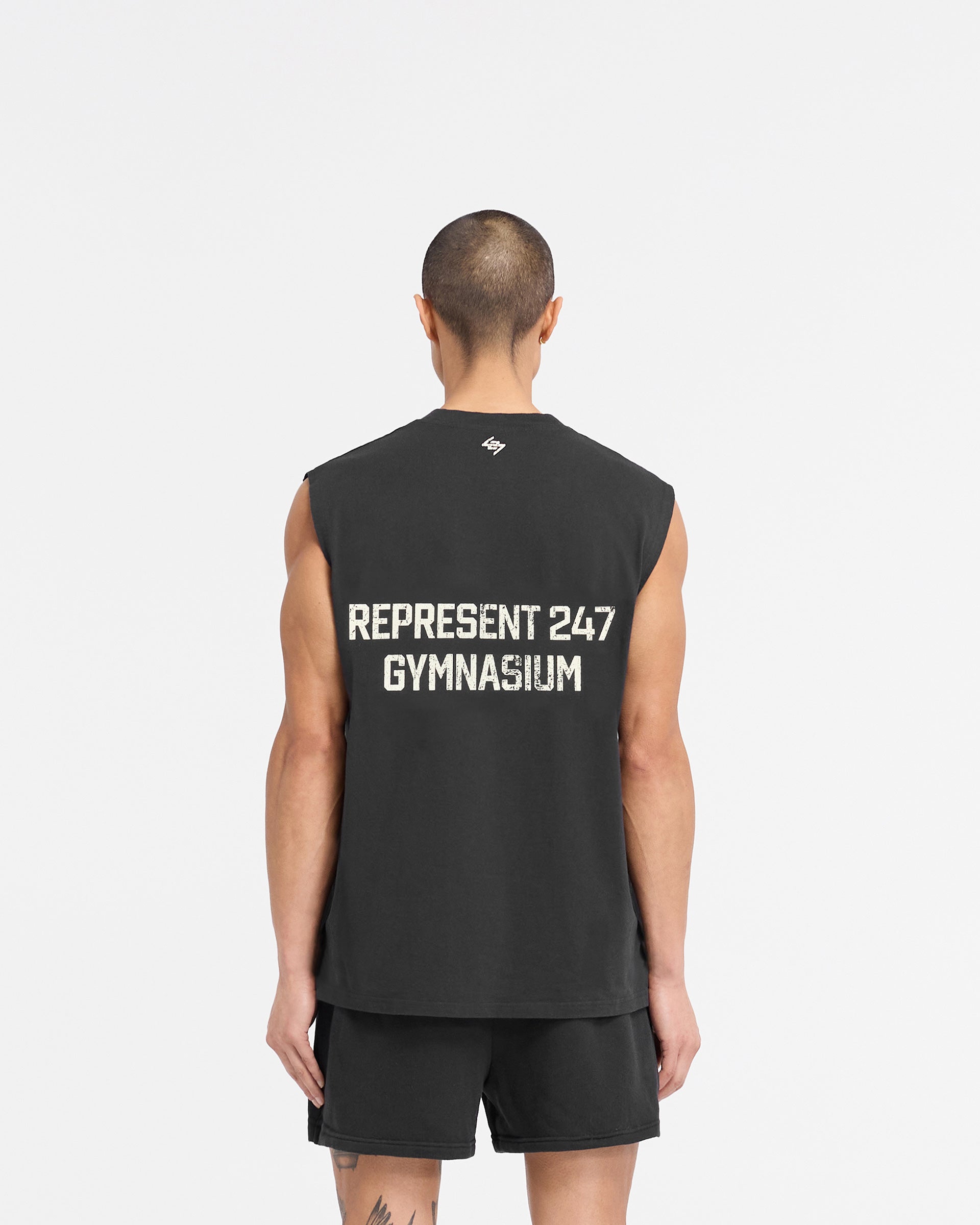 247 Gymnasium Tank - Off Black