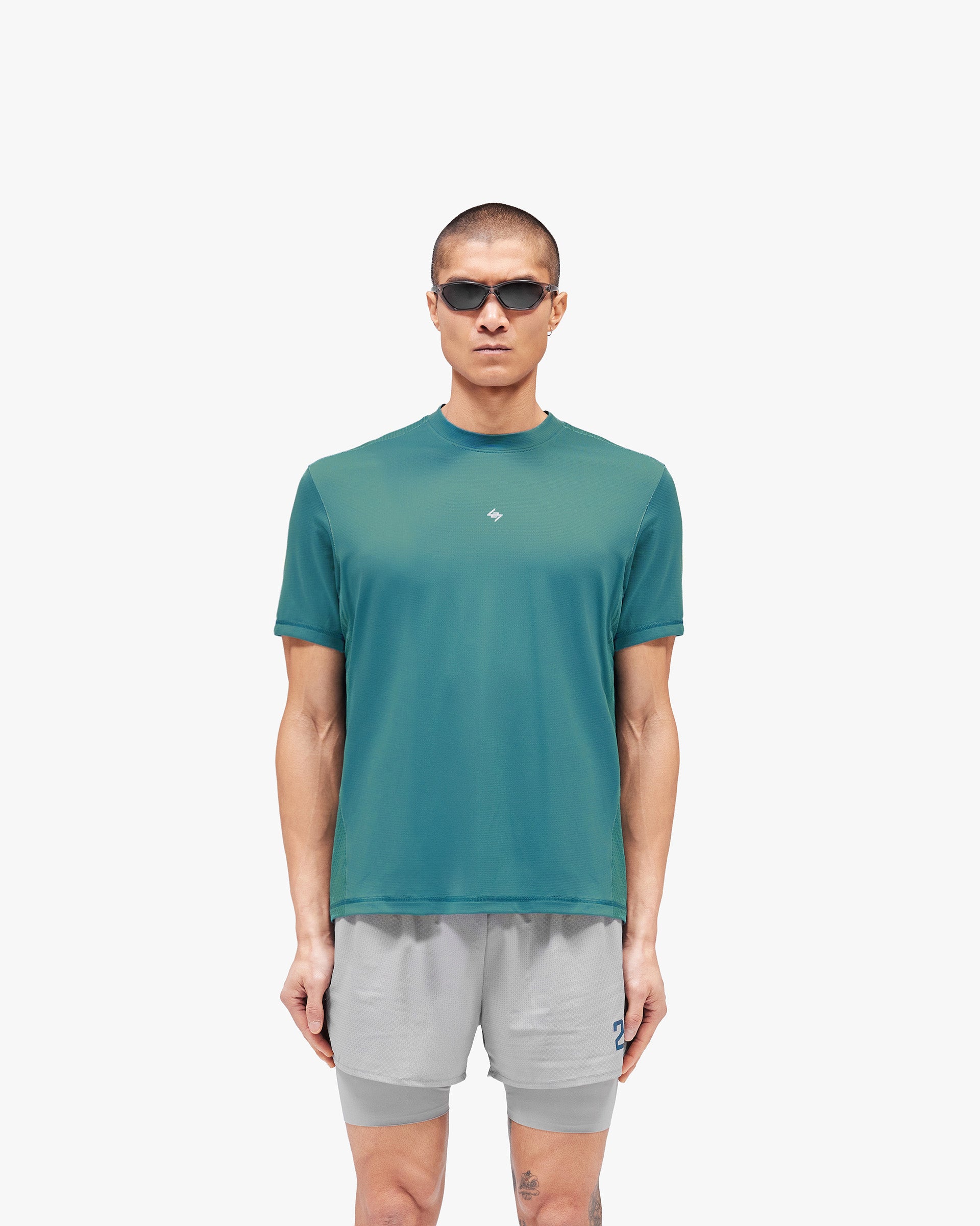 247 Numbers T-Shirt - Teal | REPRESENT