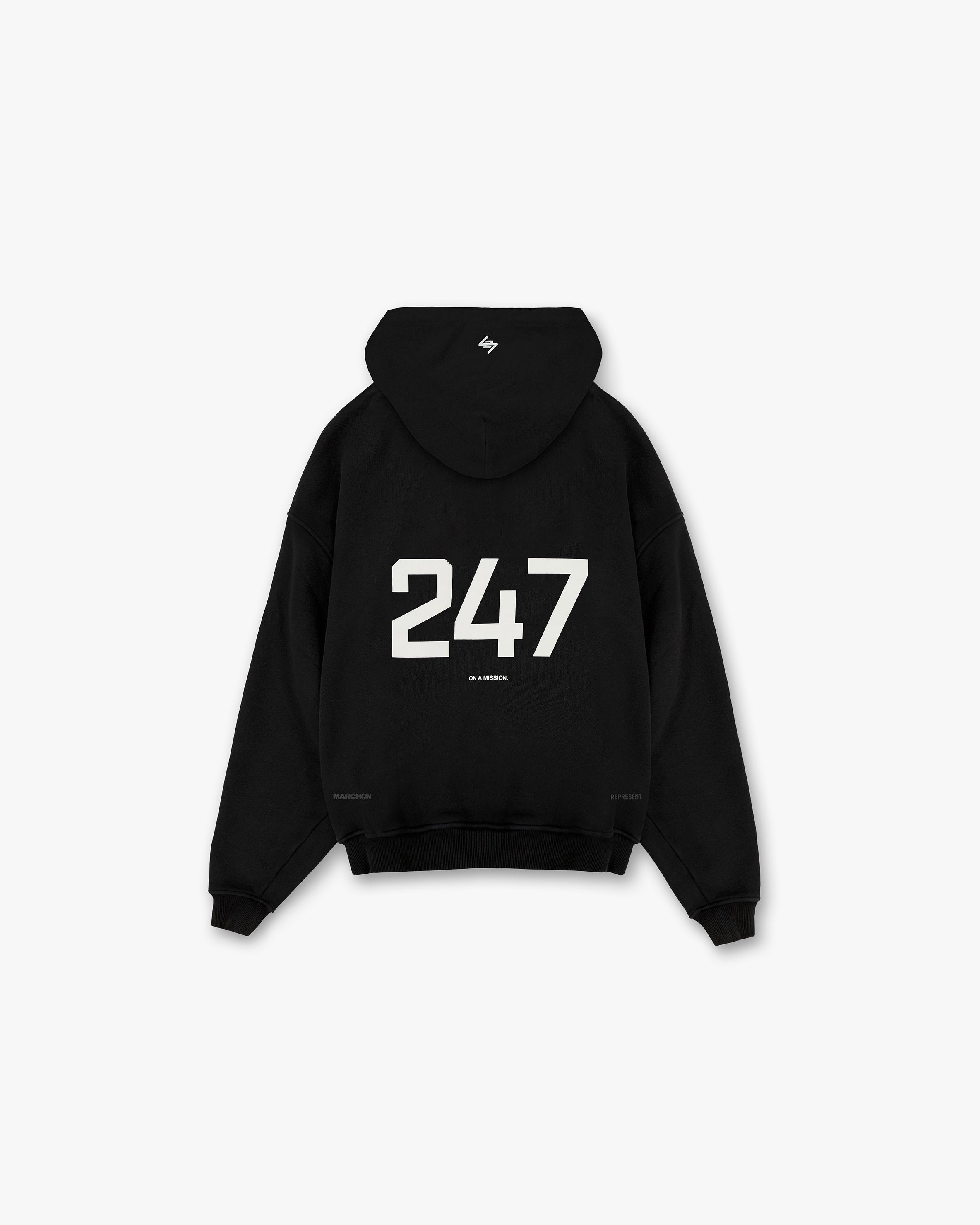 Team 247 Oversized Hoodie x Marchon - Black