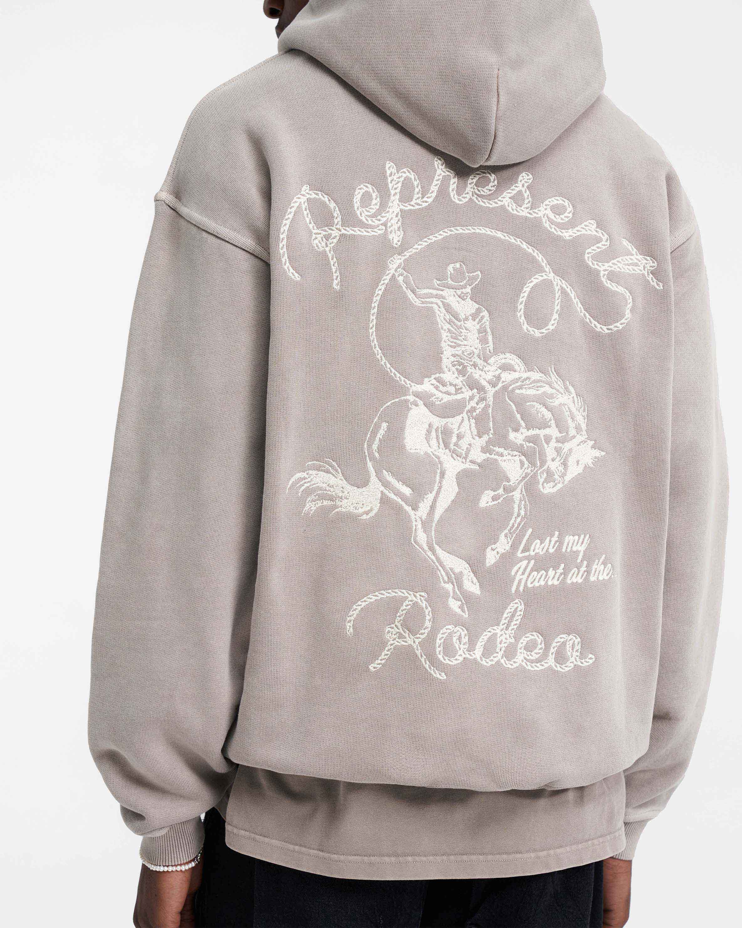 Chain Stitch Rodeo Hoodie - Mudstone