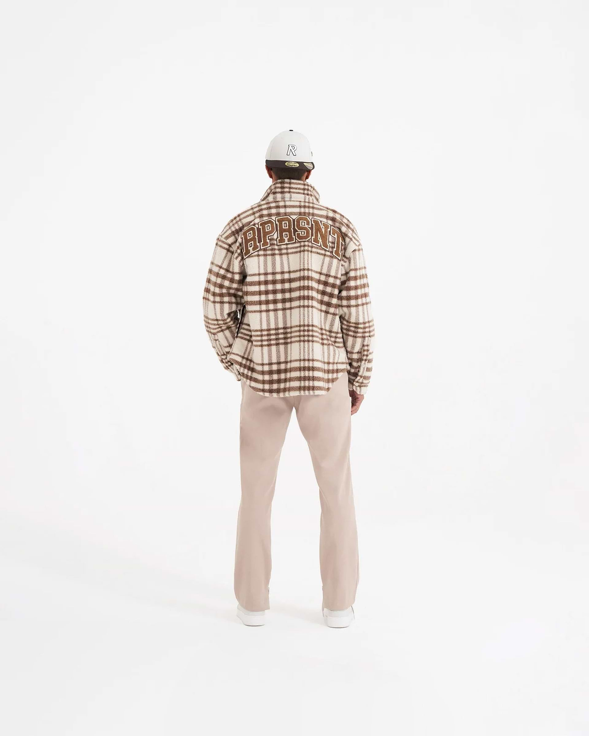 Sherpa Shirt - Brown Bone