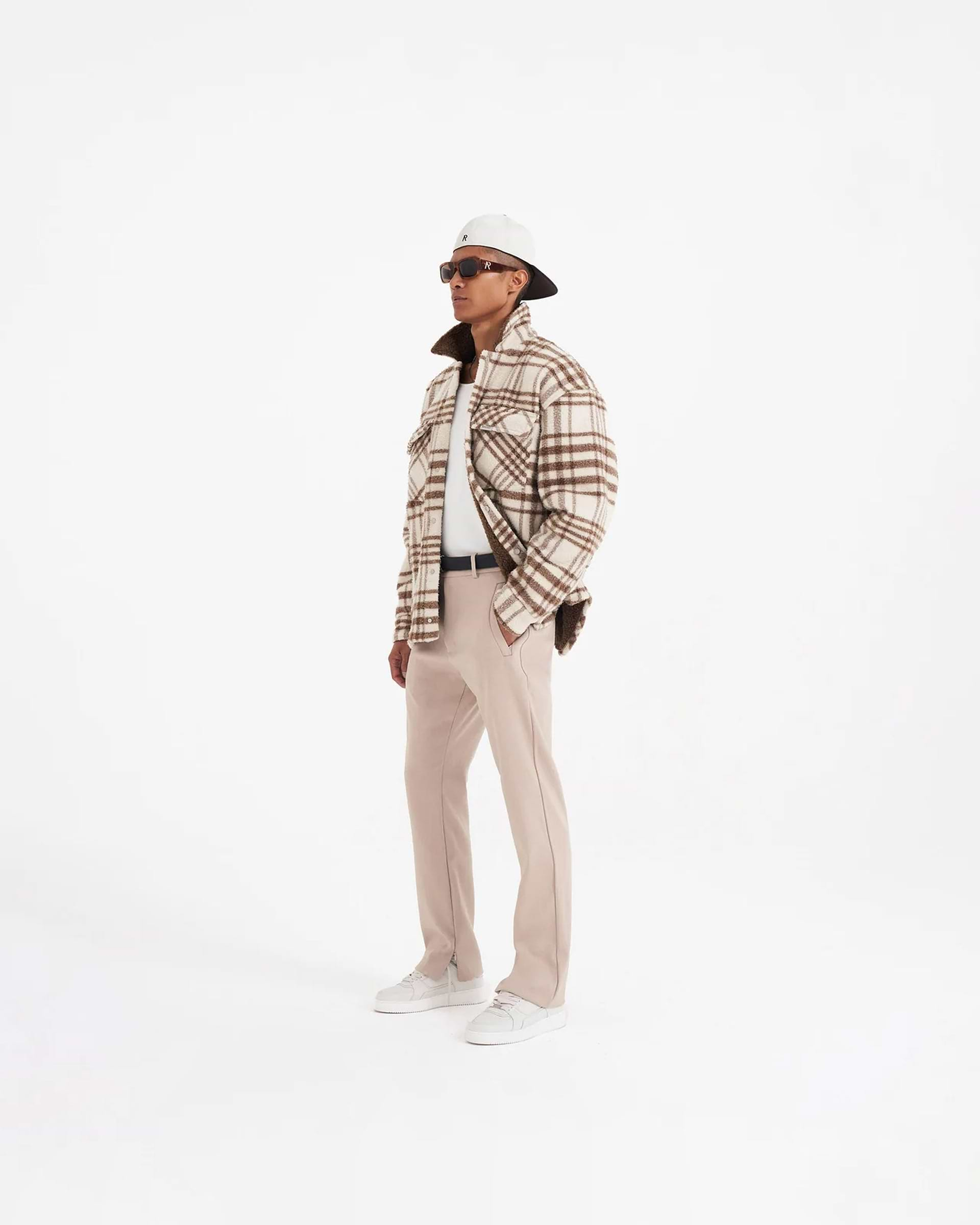 Sherpa Shirt - Brown Bone