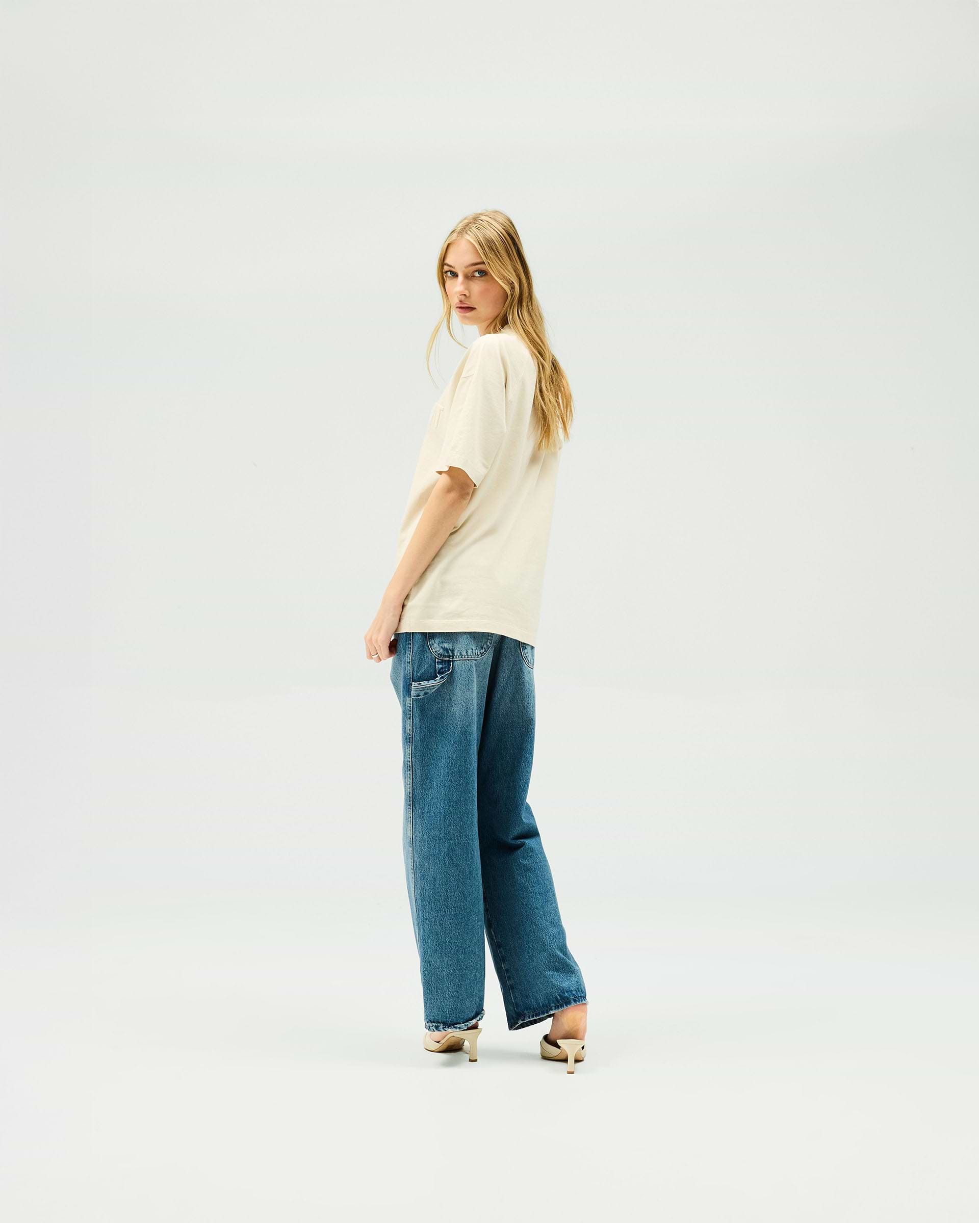 Owners Club Boyfriend T-Shirt - Oat Milk