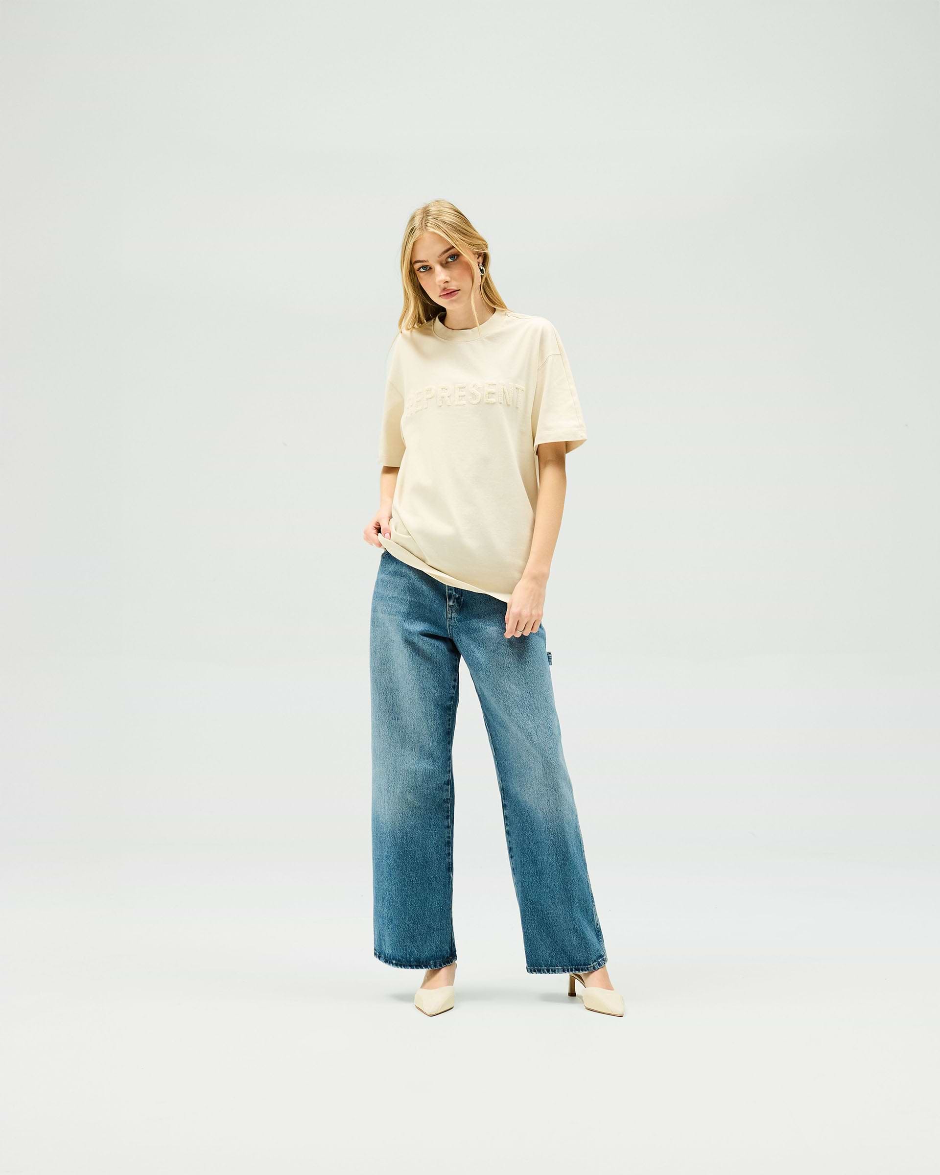 Owners Club Boyfriend T-Shirt - Oat Milk