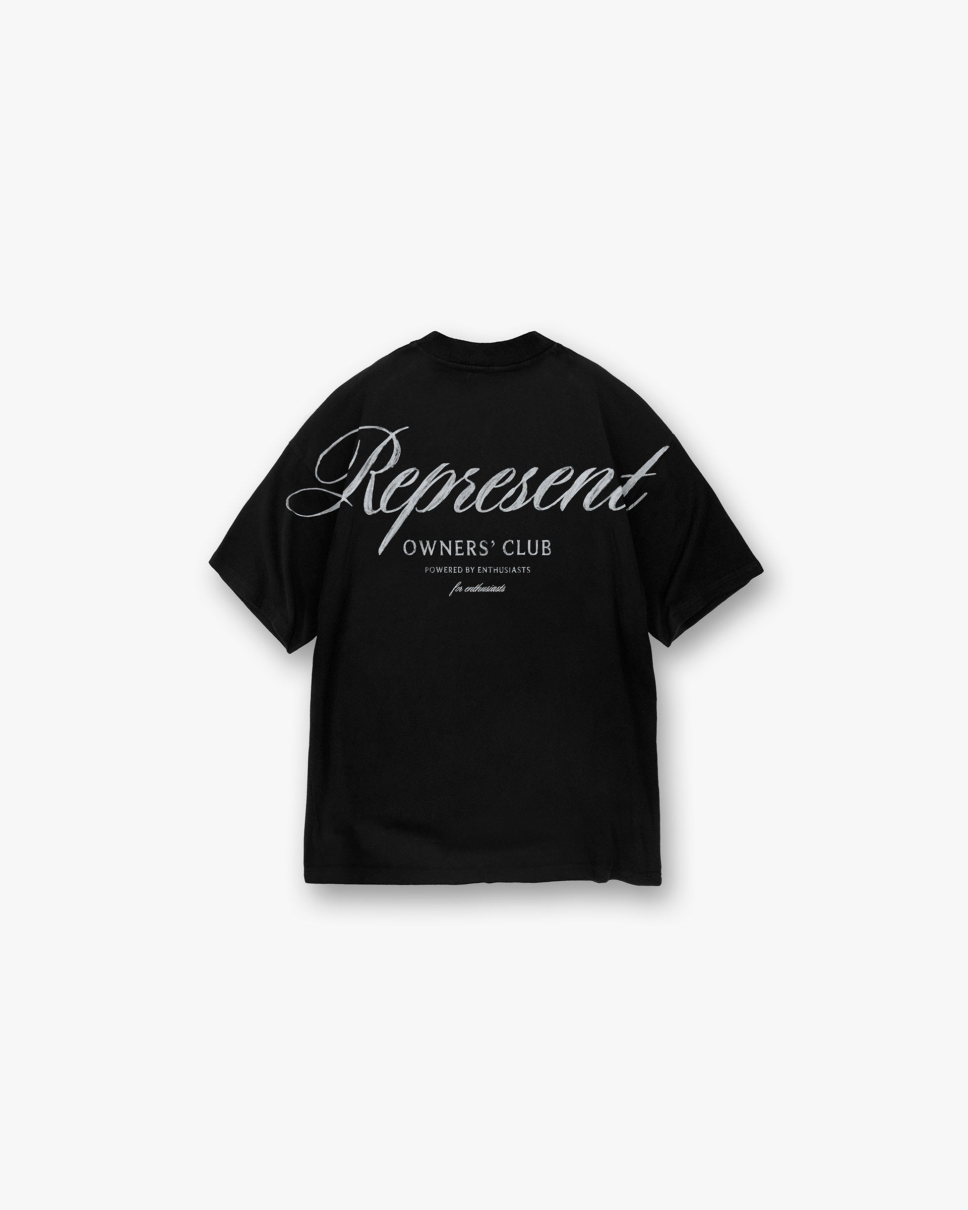 Represent Owners Club Script T-Shirt - Black