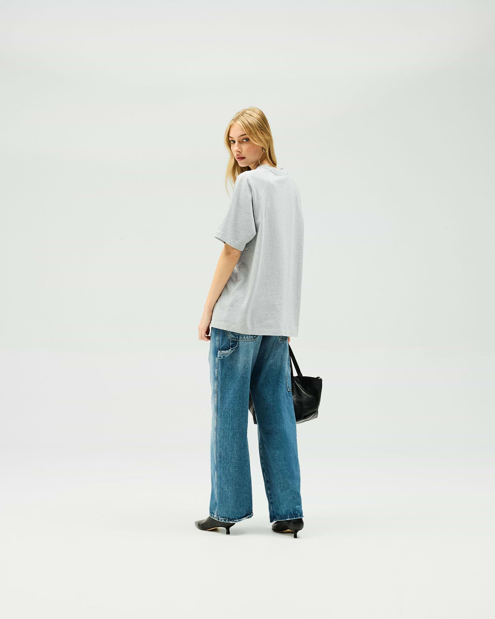 Owners Club Boyfriend T-Shirt - Grey Marl