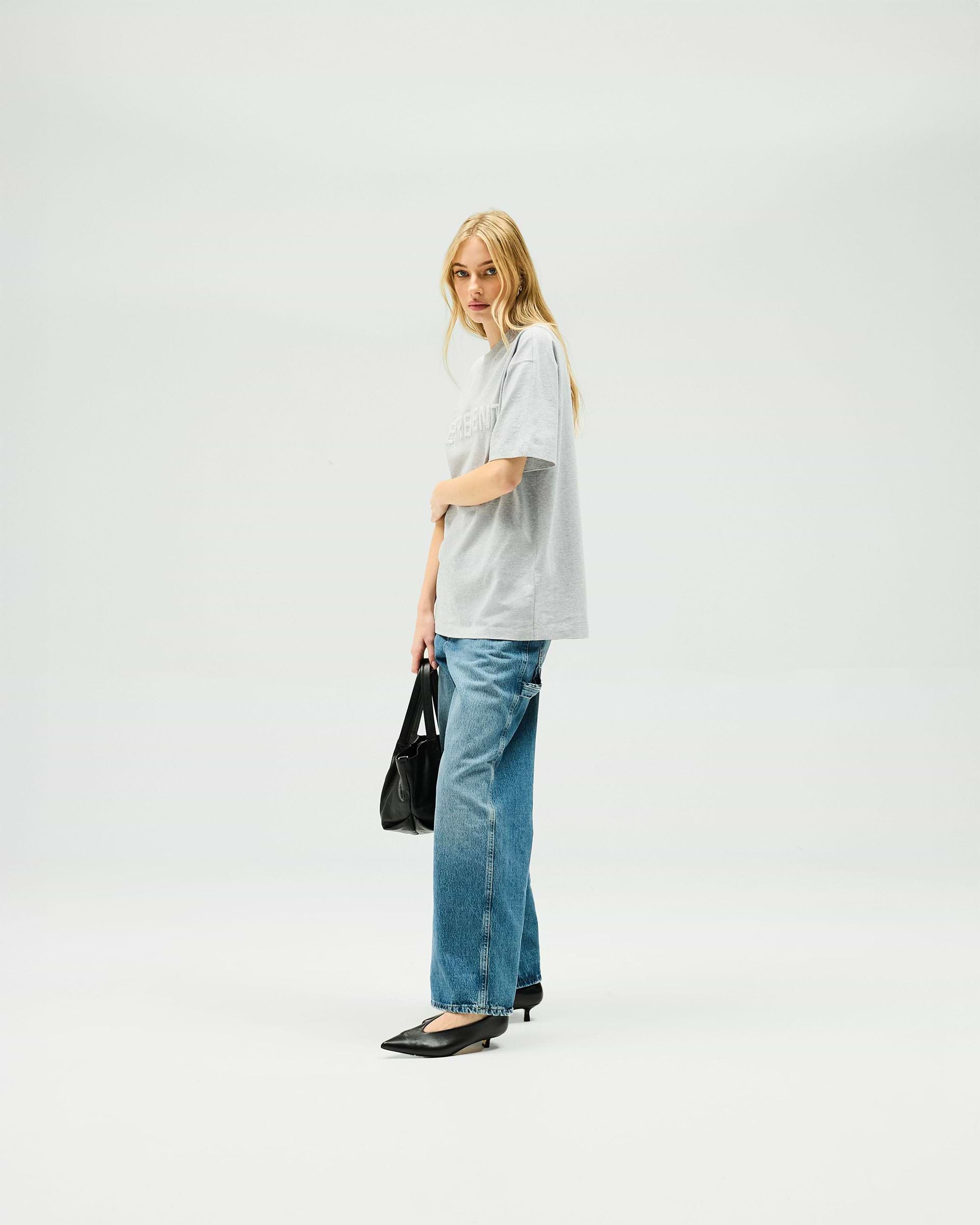Owners Club Boyfriend T-Shirt - Grey Marl