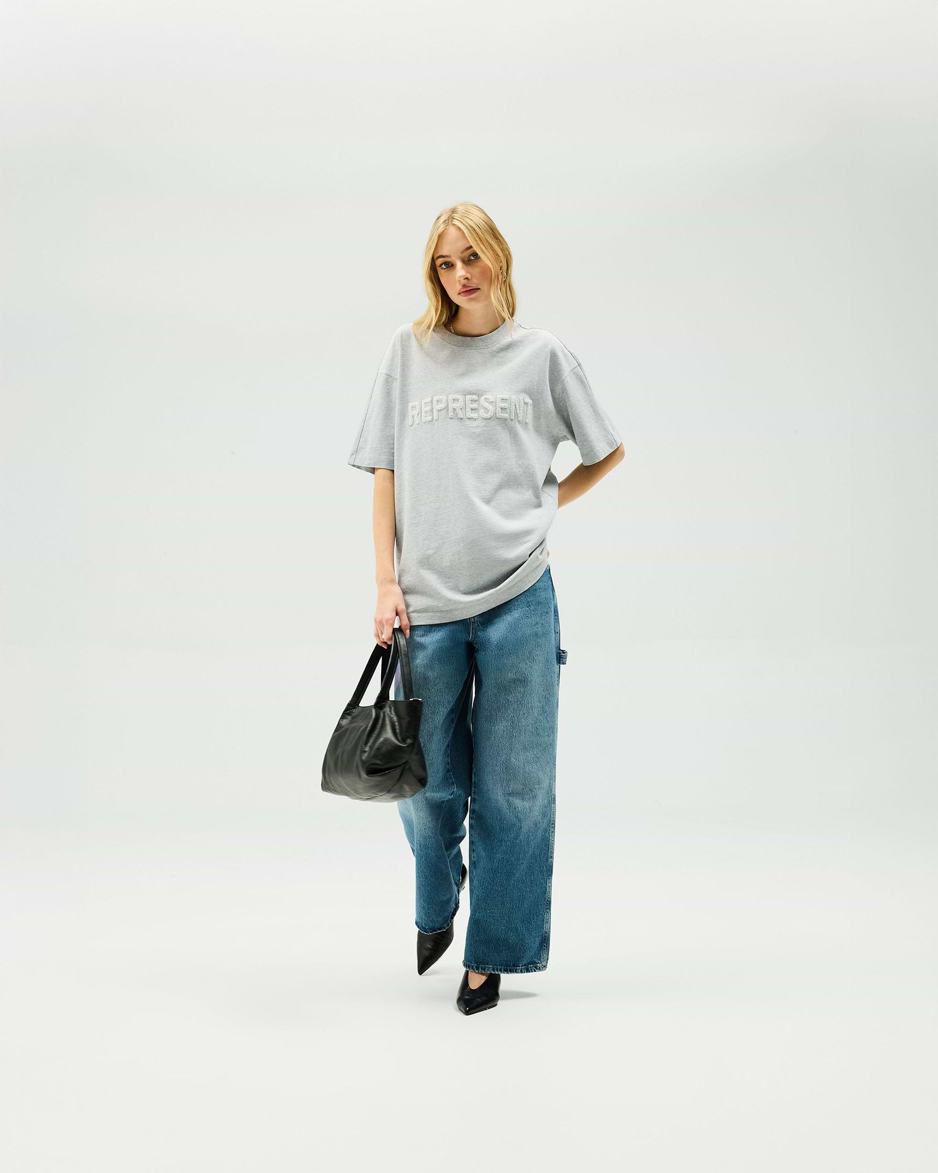 Owners Club Boyfriend T-Shirt - Grey Marl