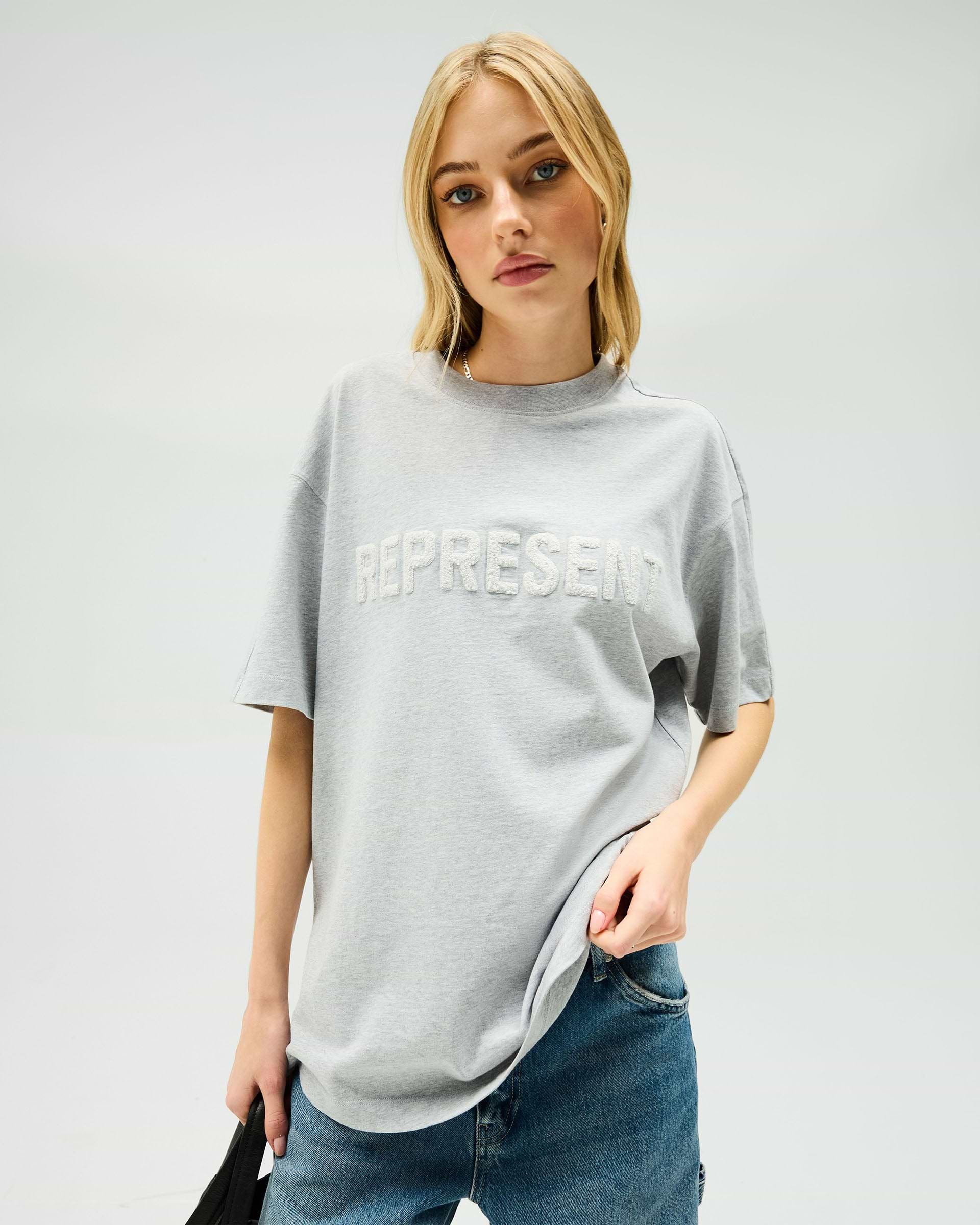Owners Club Boyfriend T-Shirt - Grey Marl