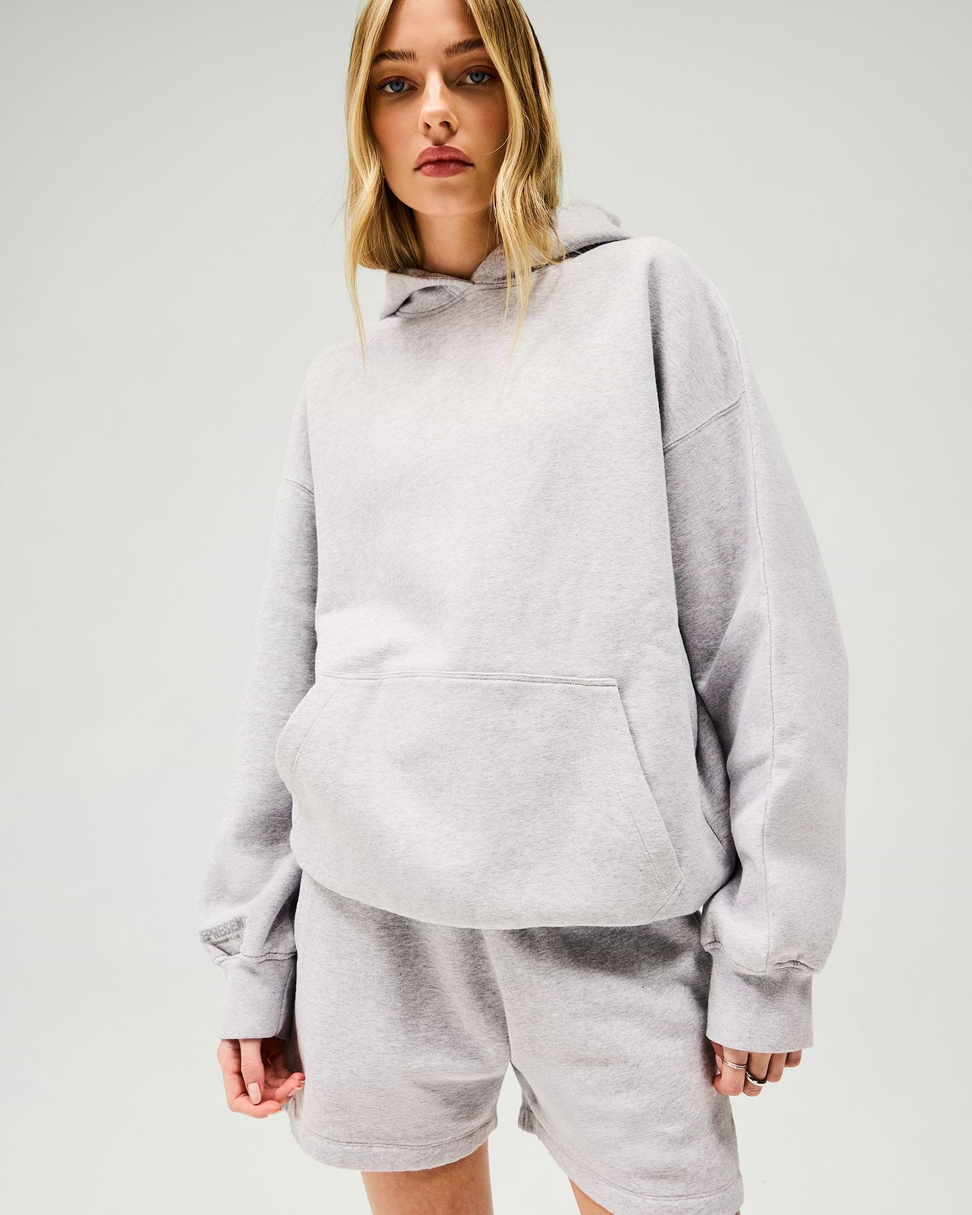 Owners Club Boyfriend Hoodie - Grey Marl