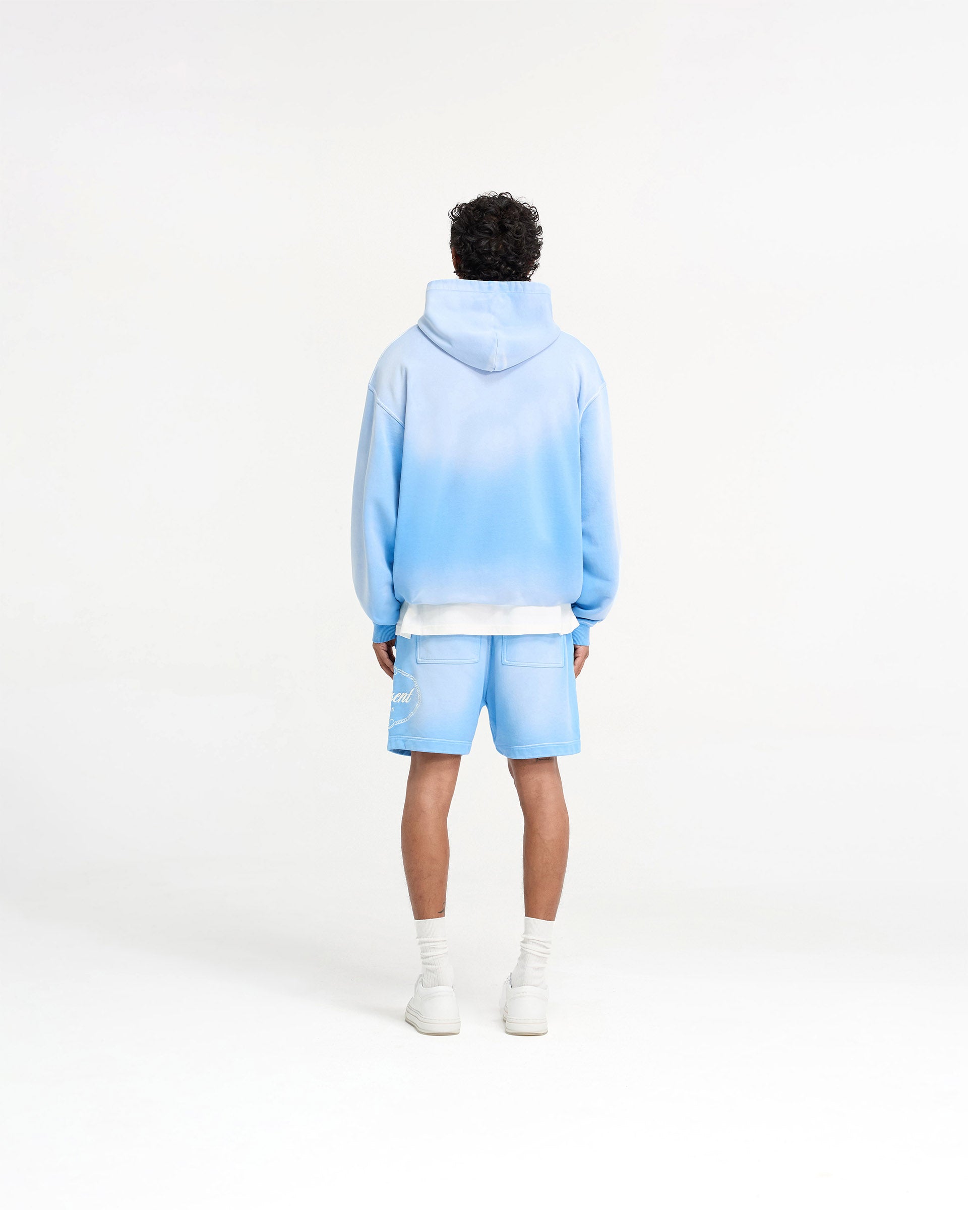 Represent X Harrods Crest Hoodie - Cloud Blue