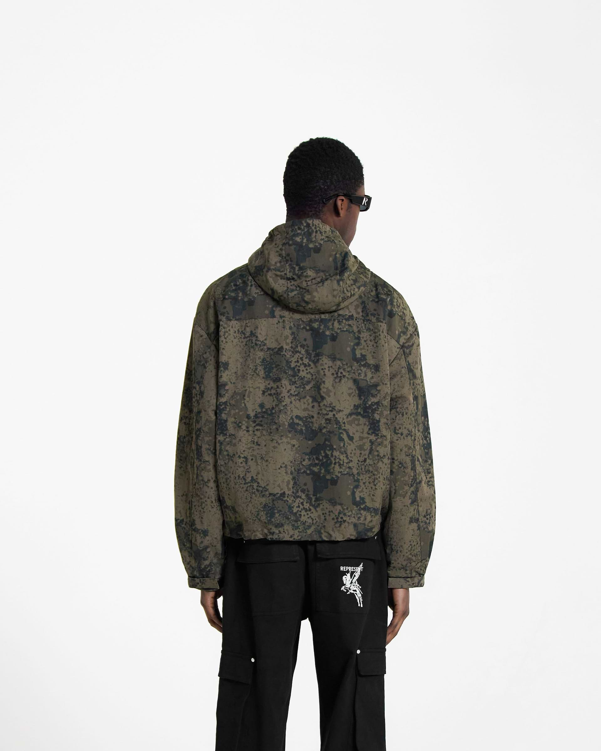 Hooded Track Jacket - Camo