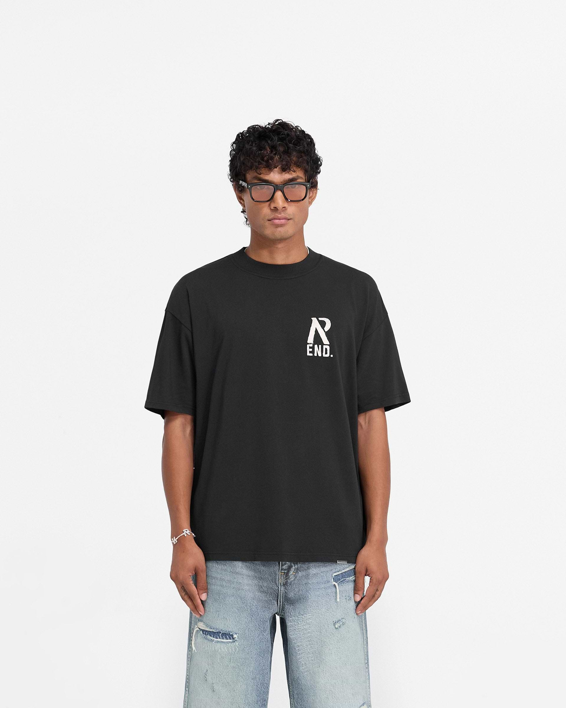 Represent X End Workshop T-Shirt - Off Black