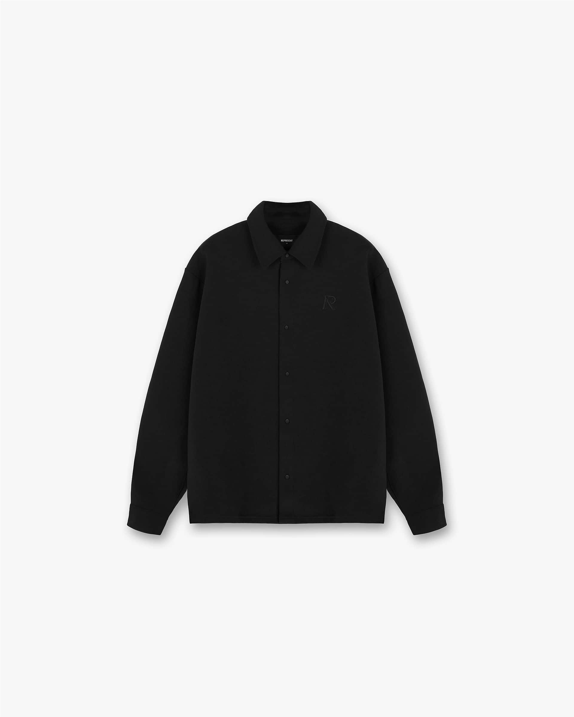 Initial Shirt - Jet Black