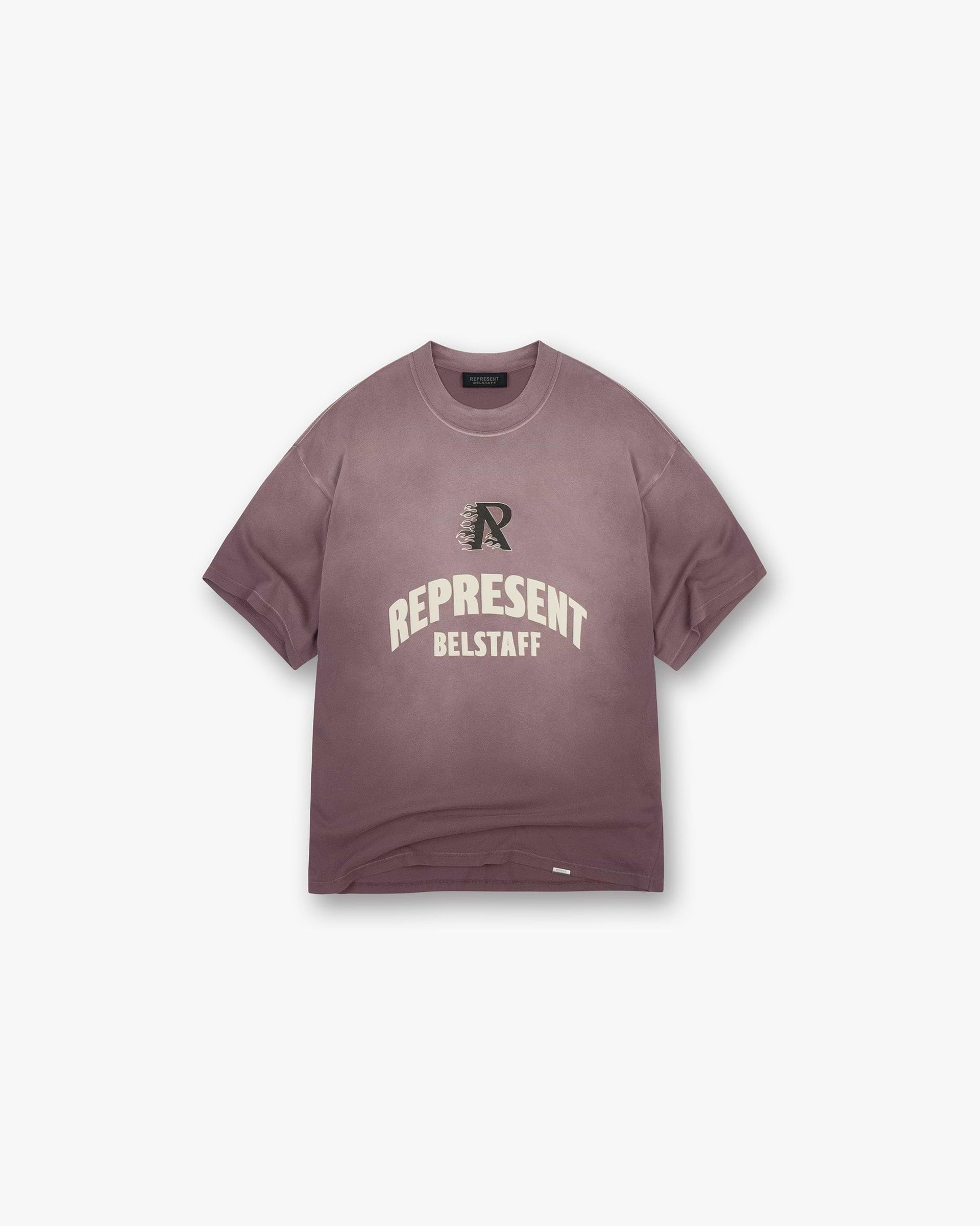 Represent X Belstaff Flame Phoenix T-Shirt - Plum