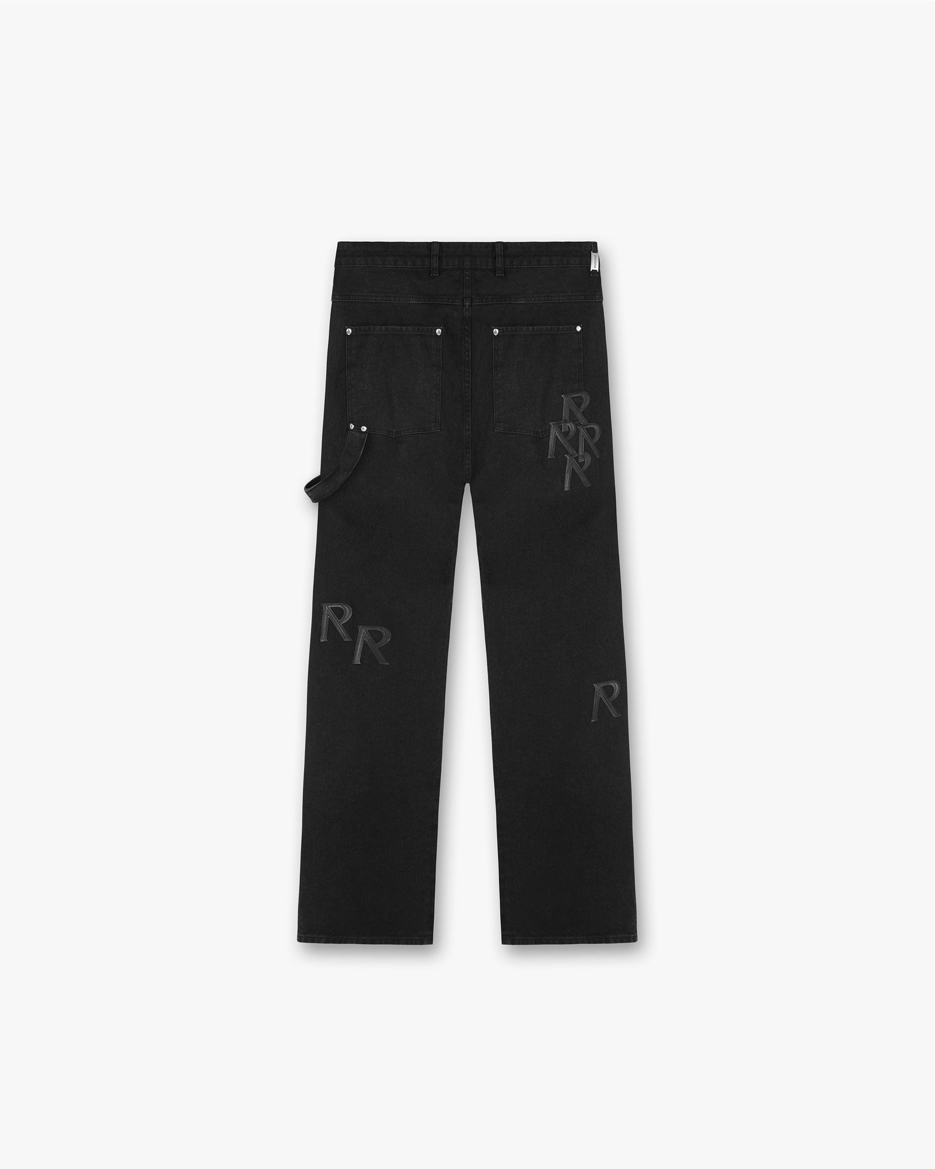 R3 Initial Carpenter Denim - Off Black