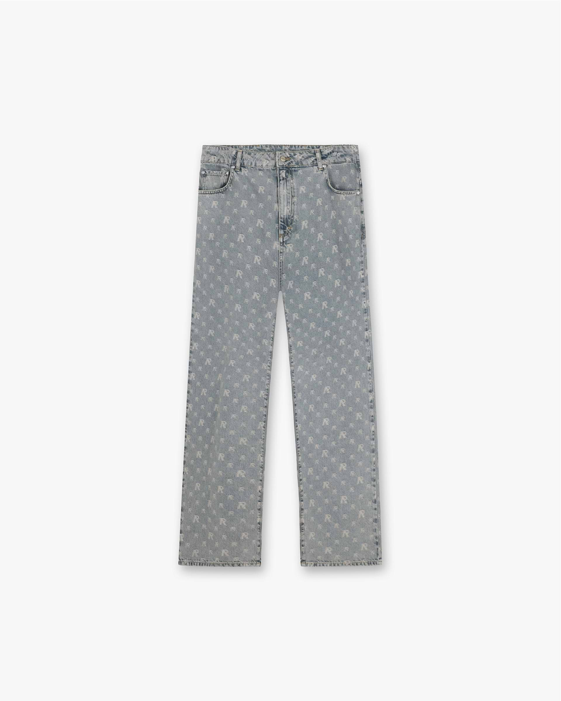 R3 Monogram Baggy Denim - Stone Wash