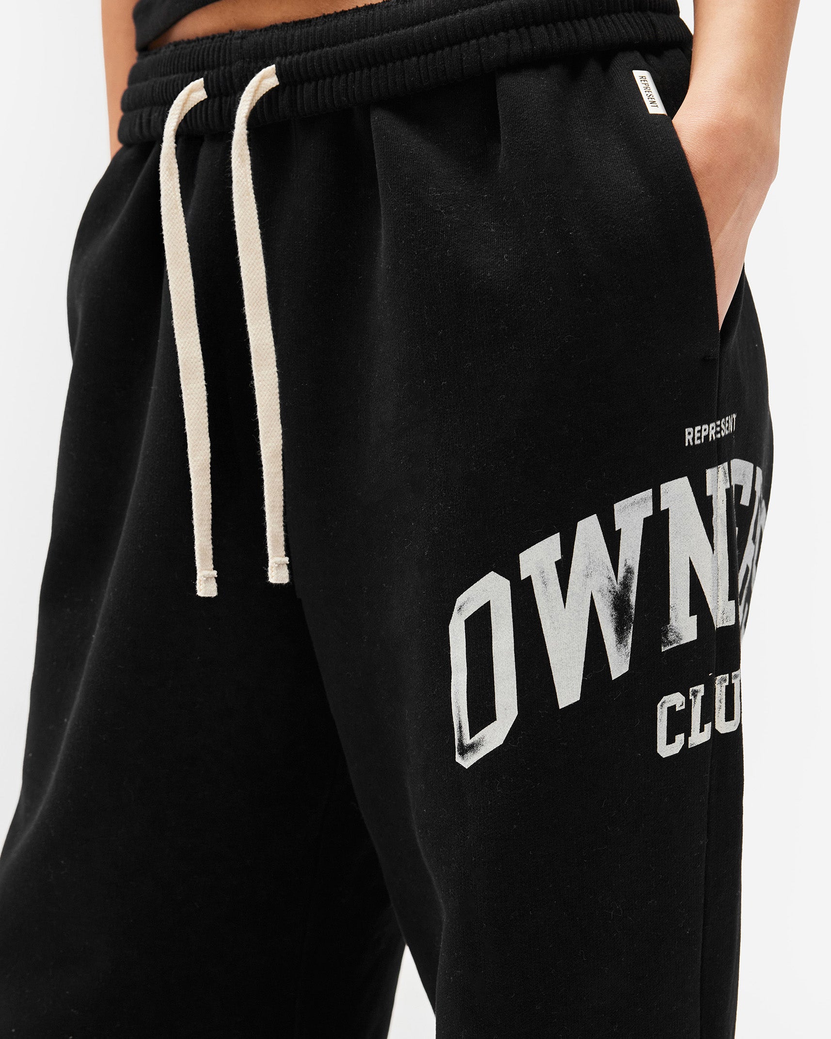 Owners Club Sweatpant Jet Black | Womens Sweatpants SS26 | REPRESENT