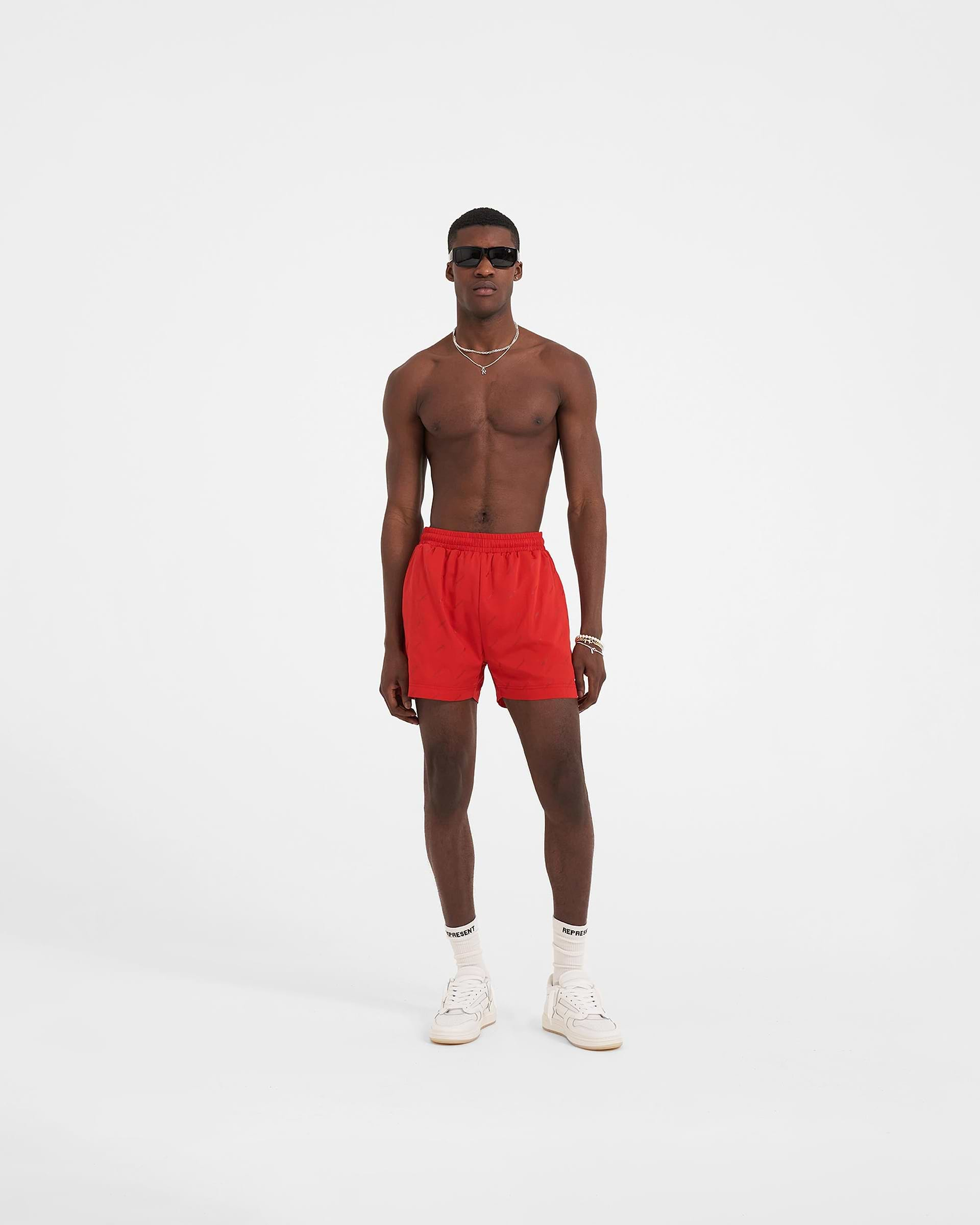 Swim Shorts - Burnt Red