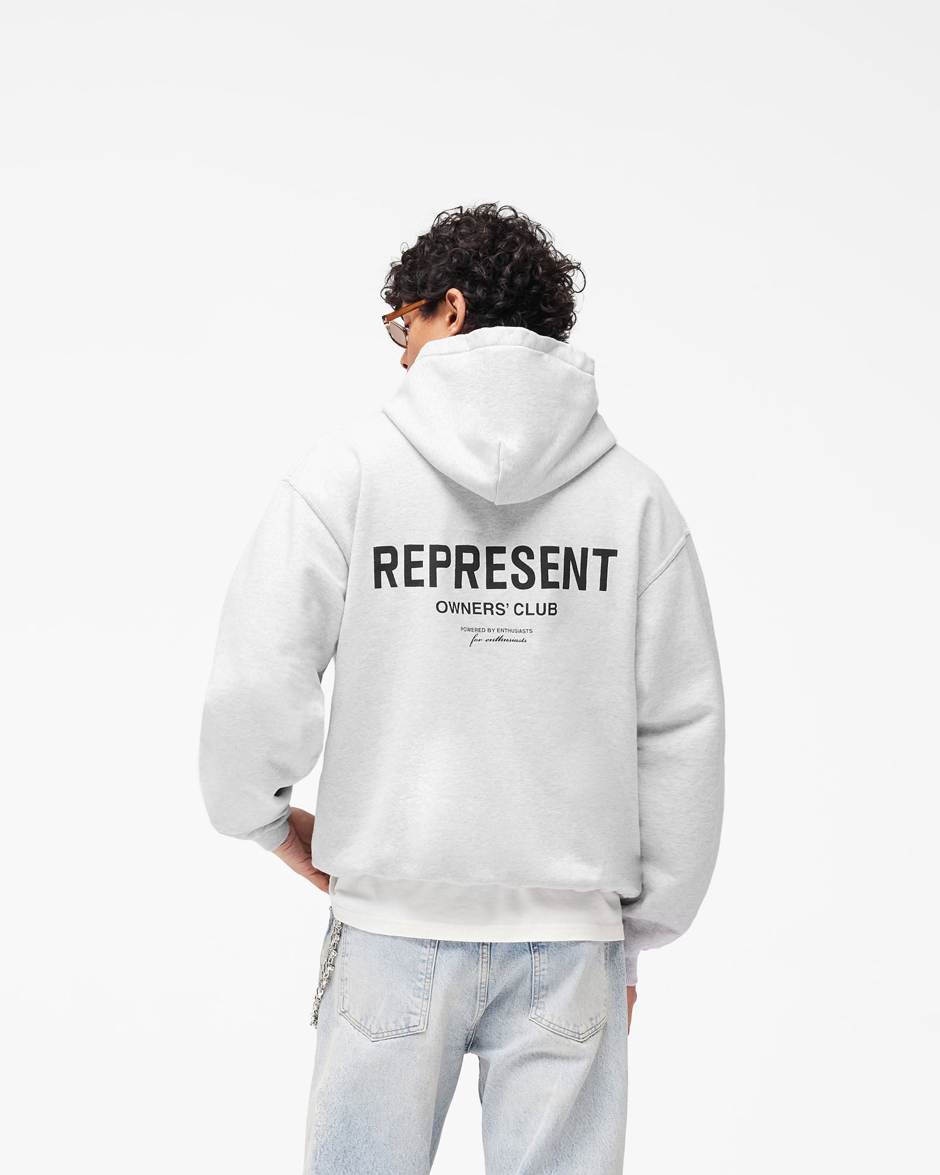 Represent Owners Club Hoodie | Ash Grey Hoodies | Represent