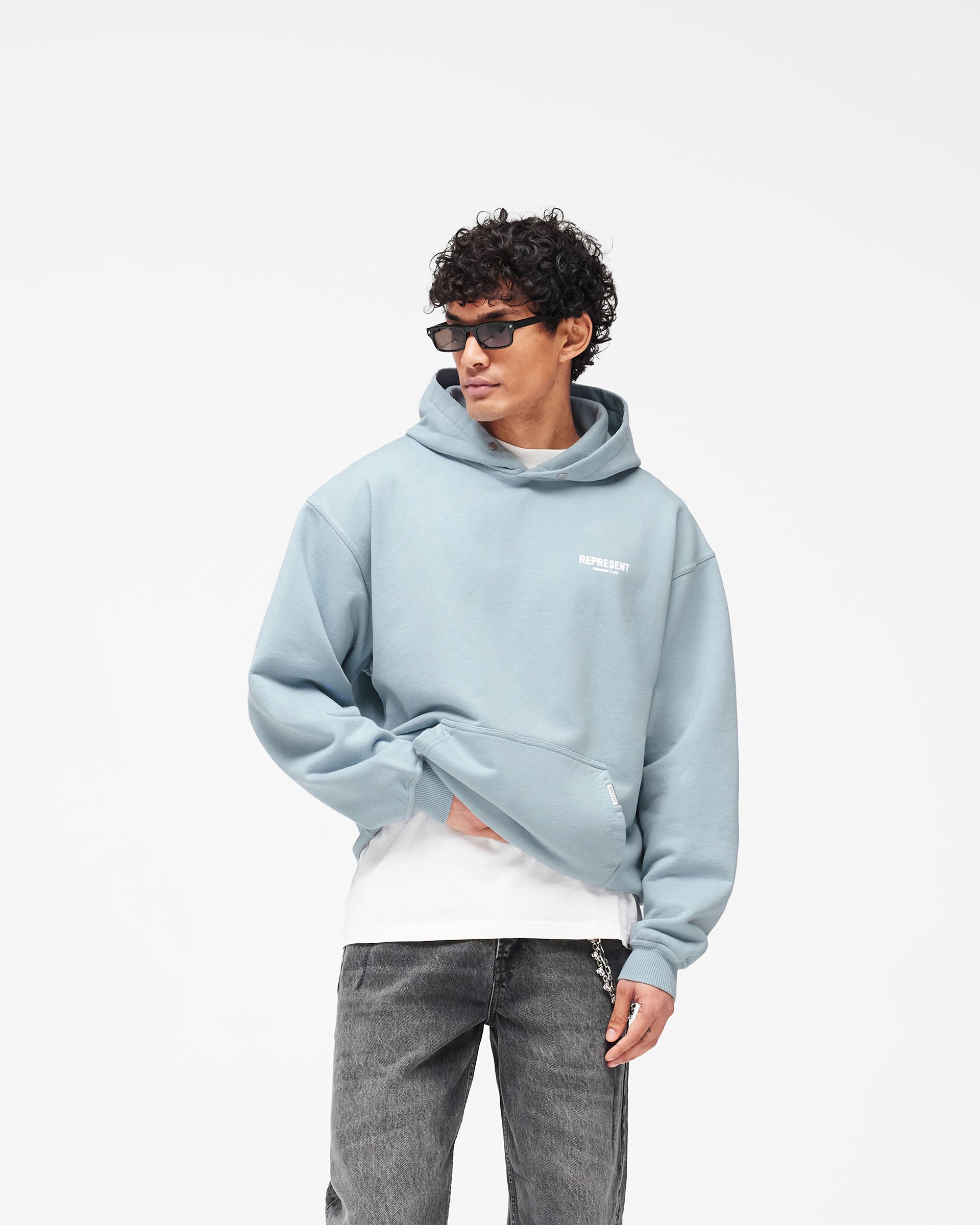 Represent Owners Club Hoodie - Powder Blue