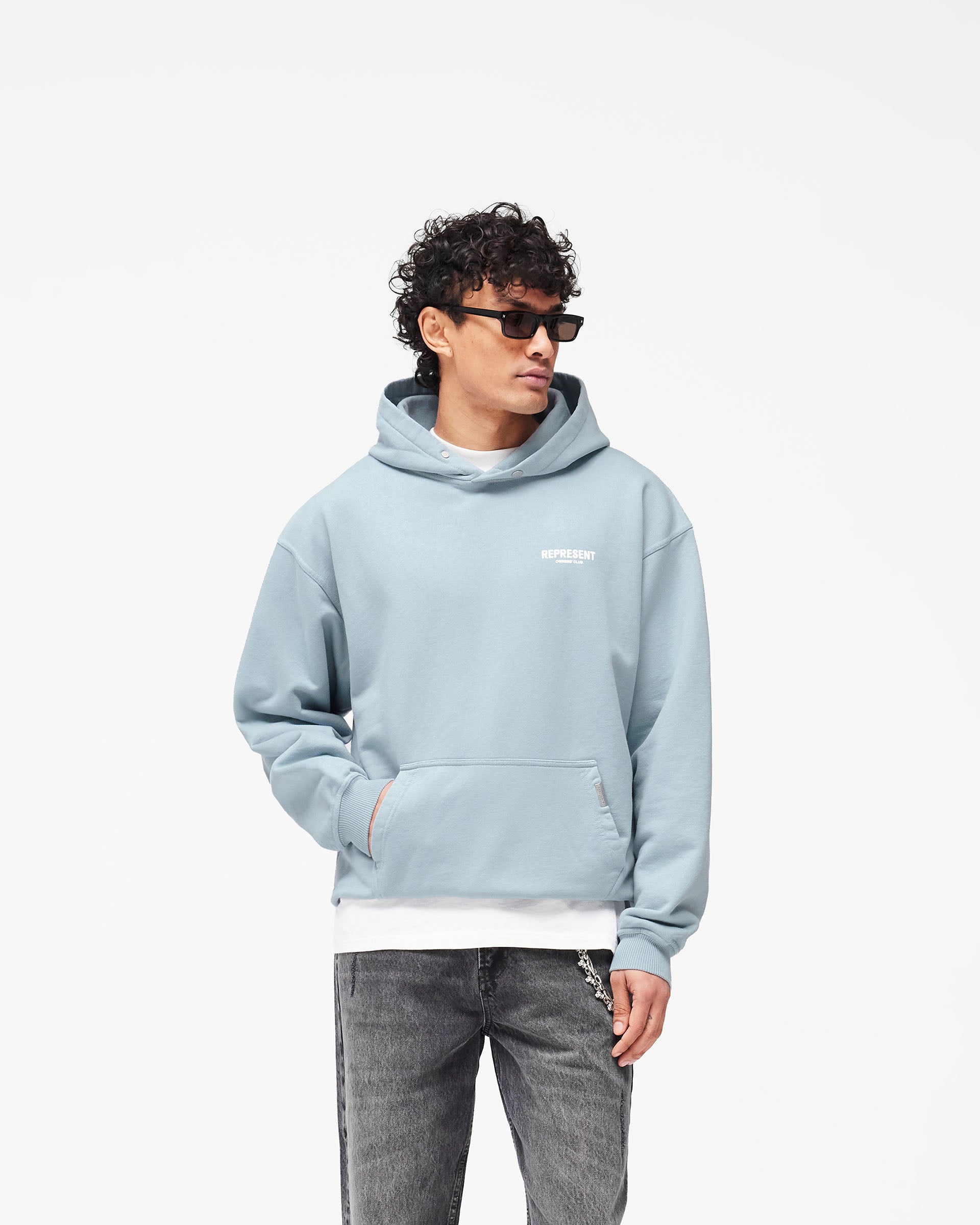 Represent Owners Club Hoodie - Powder Blue