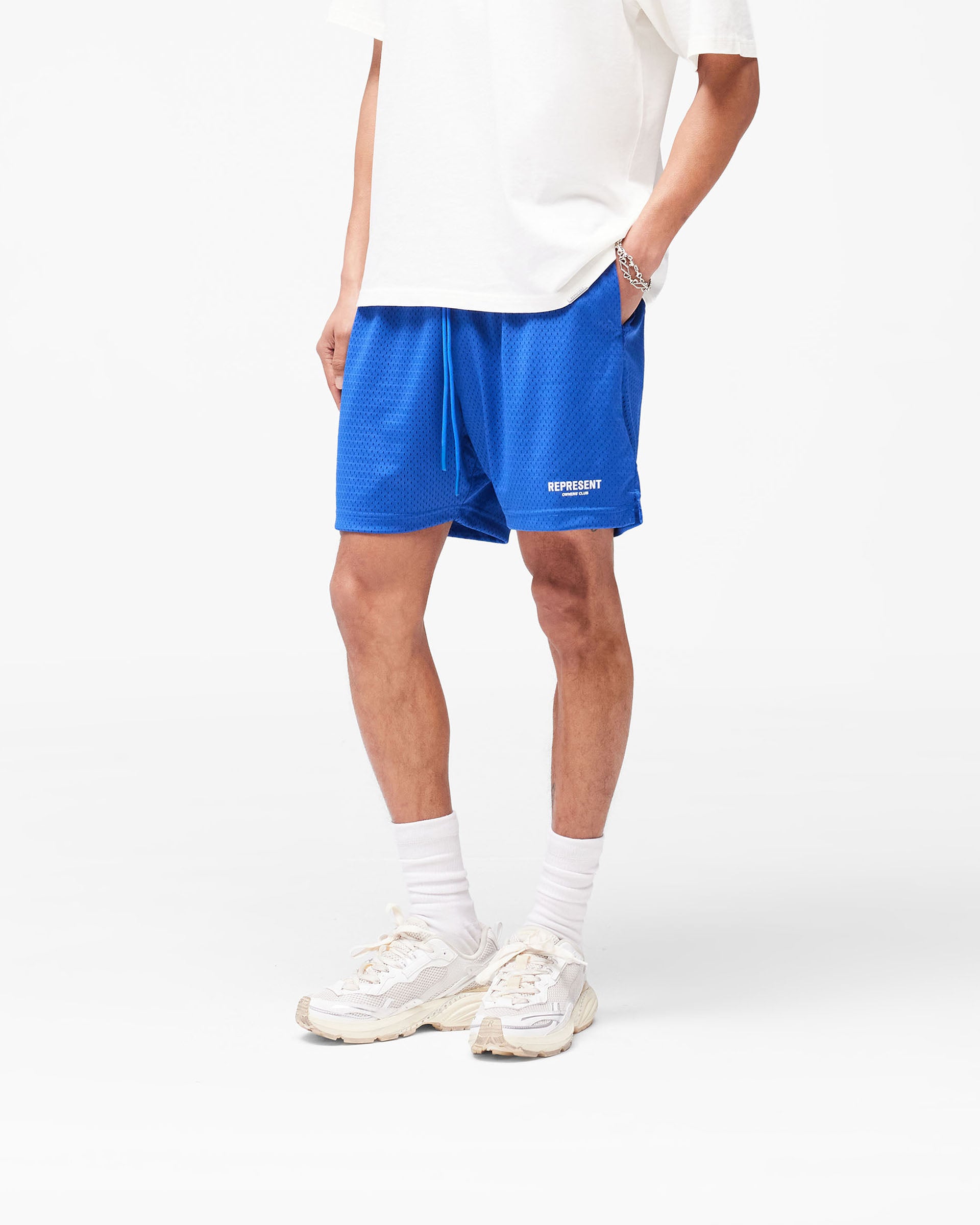 Represent Owners Club Mesh Shorts - Cobalt