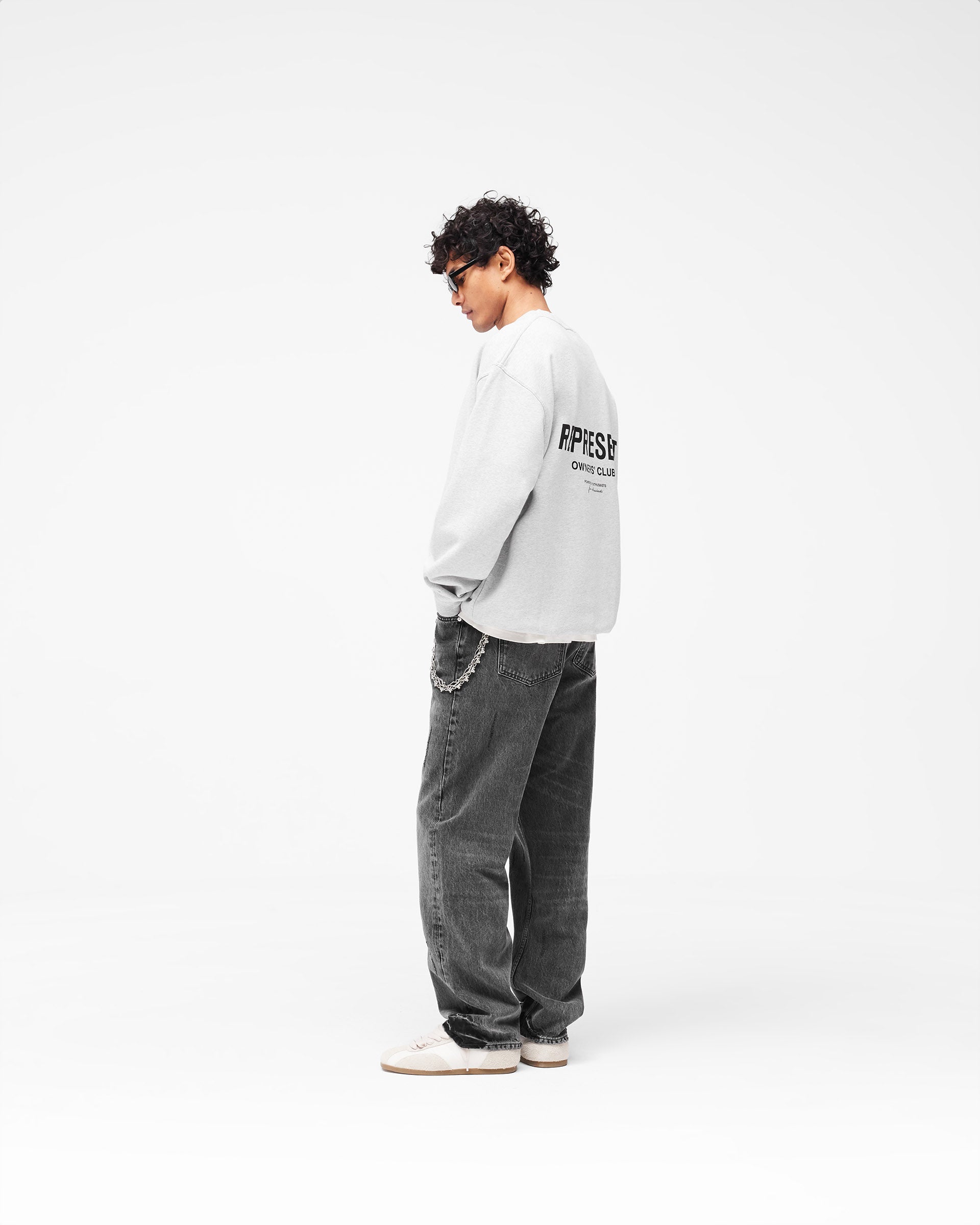 Represent Owners Club Sweater - Ash Grey