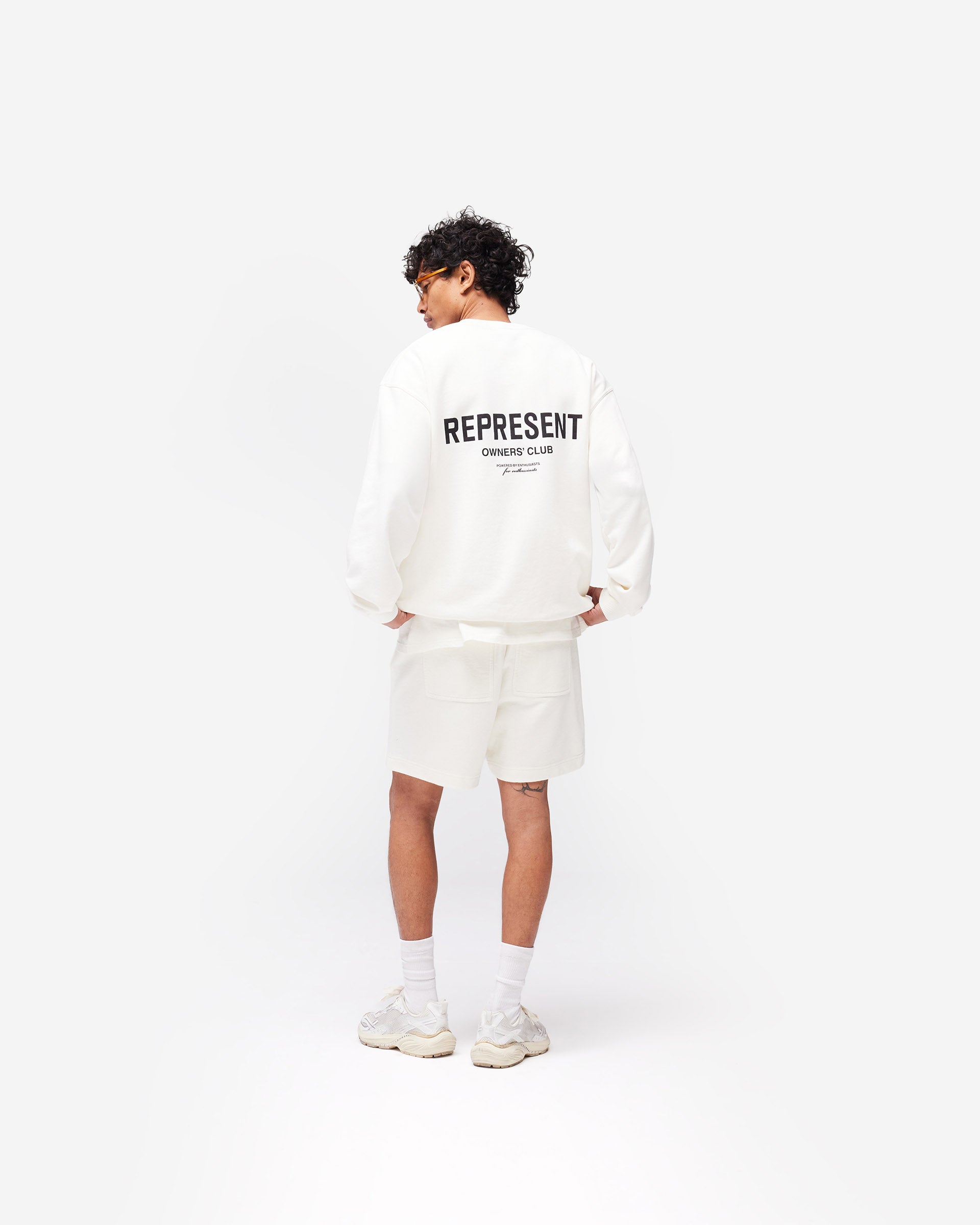 Represent Owners Club Sweater - Flat White