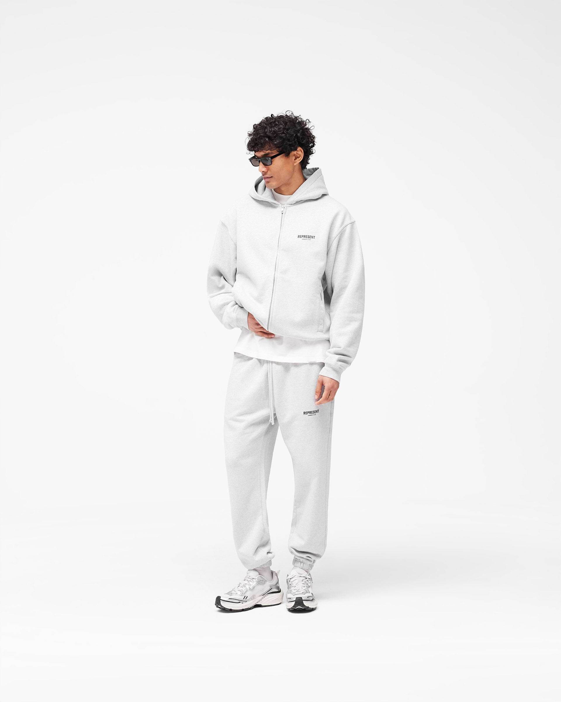 Owners' Club Zip Hoodie | Ash Grey | REPRESENT