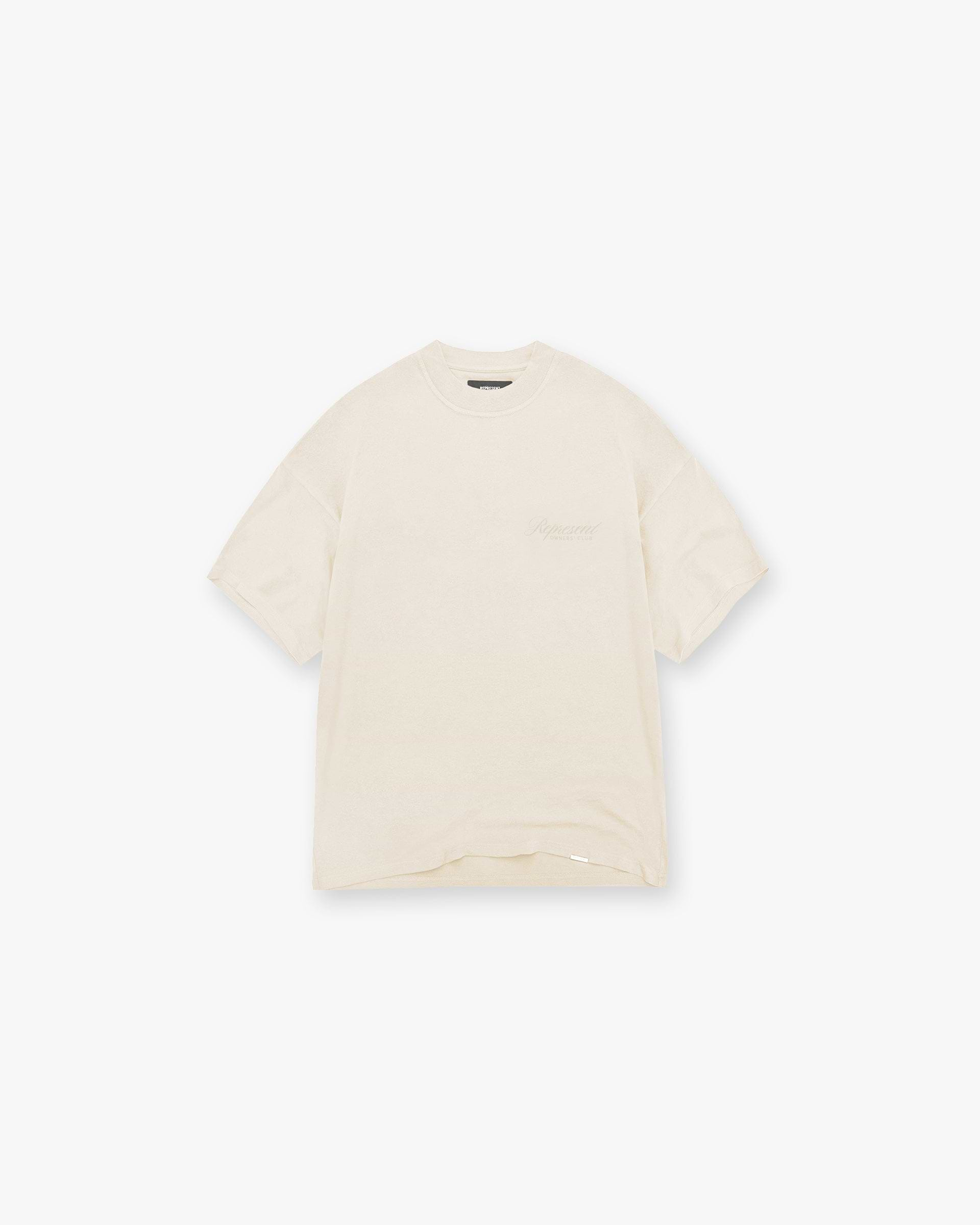 Represent X Ounass Owners Club Script T-Shirt - Island Fossil