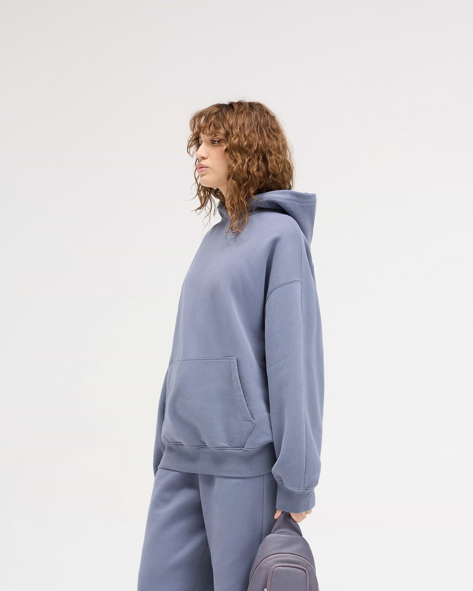 Owners Club Boyfriend Hoodie - Steel Blue