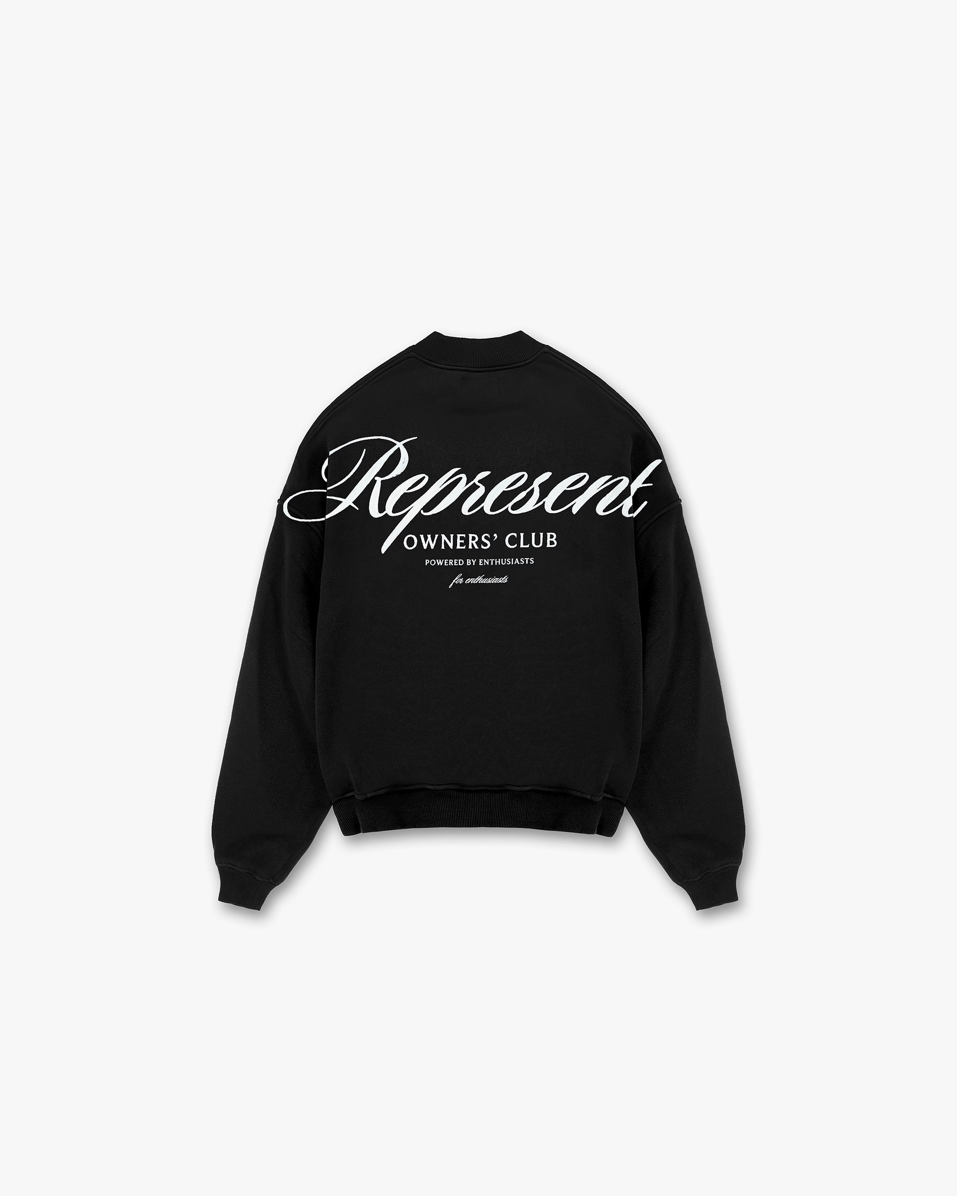 Represent Owners Club Script Sweater - Black