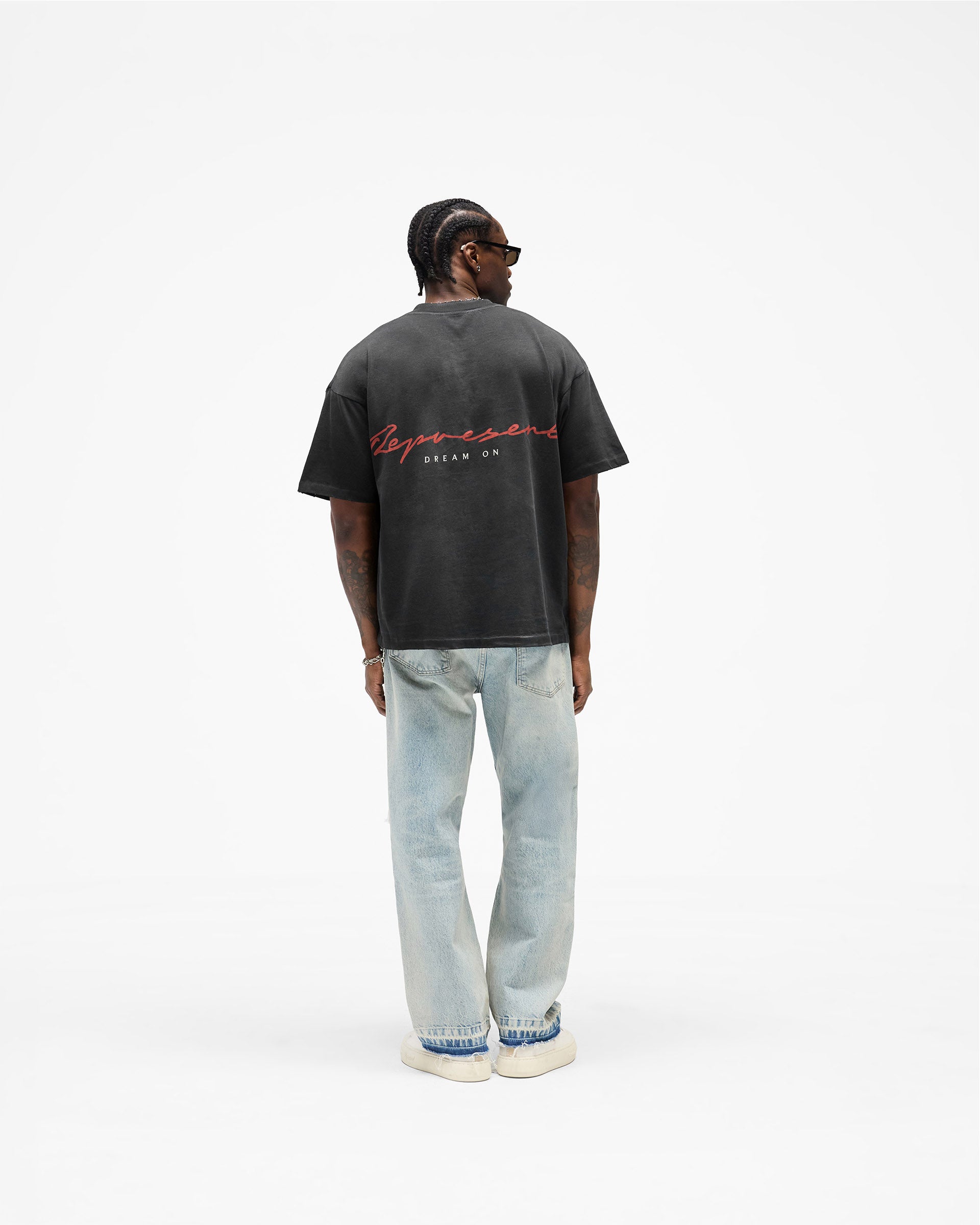 Chrome Flight T-Shirt - Stained Black