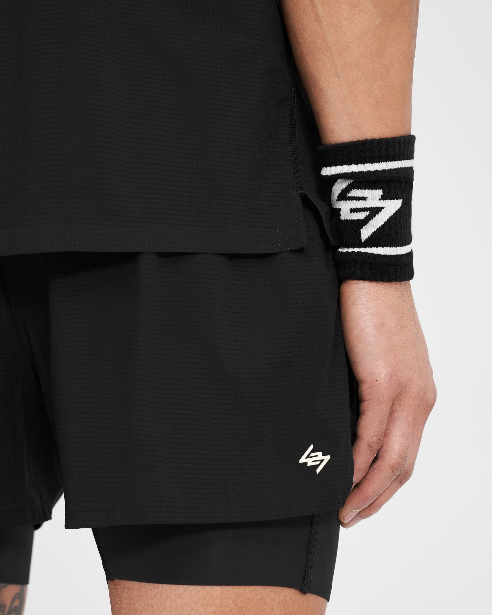 247 Logo Wrist Bands - Black