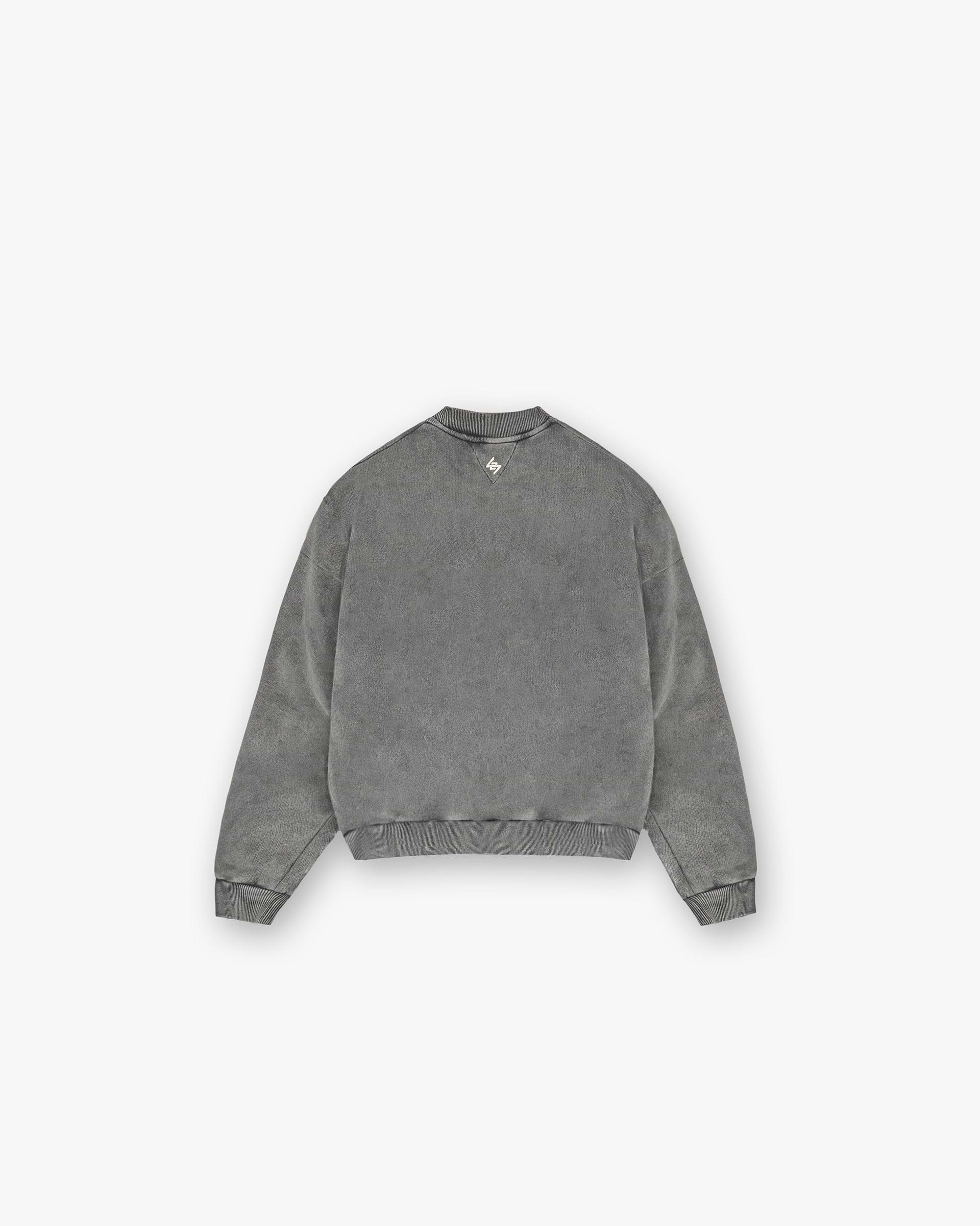 247 Vs The World Boxy Sweater - Pewter