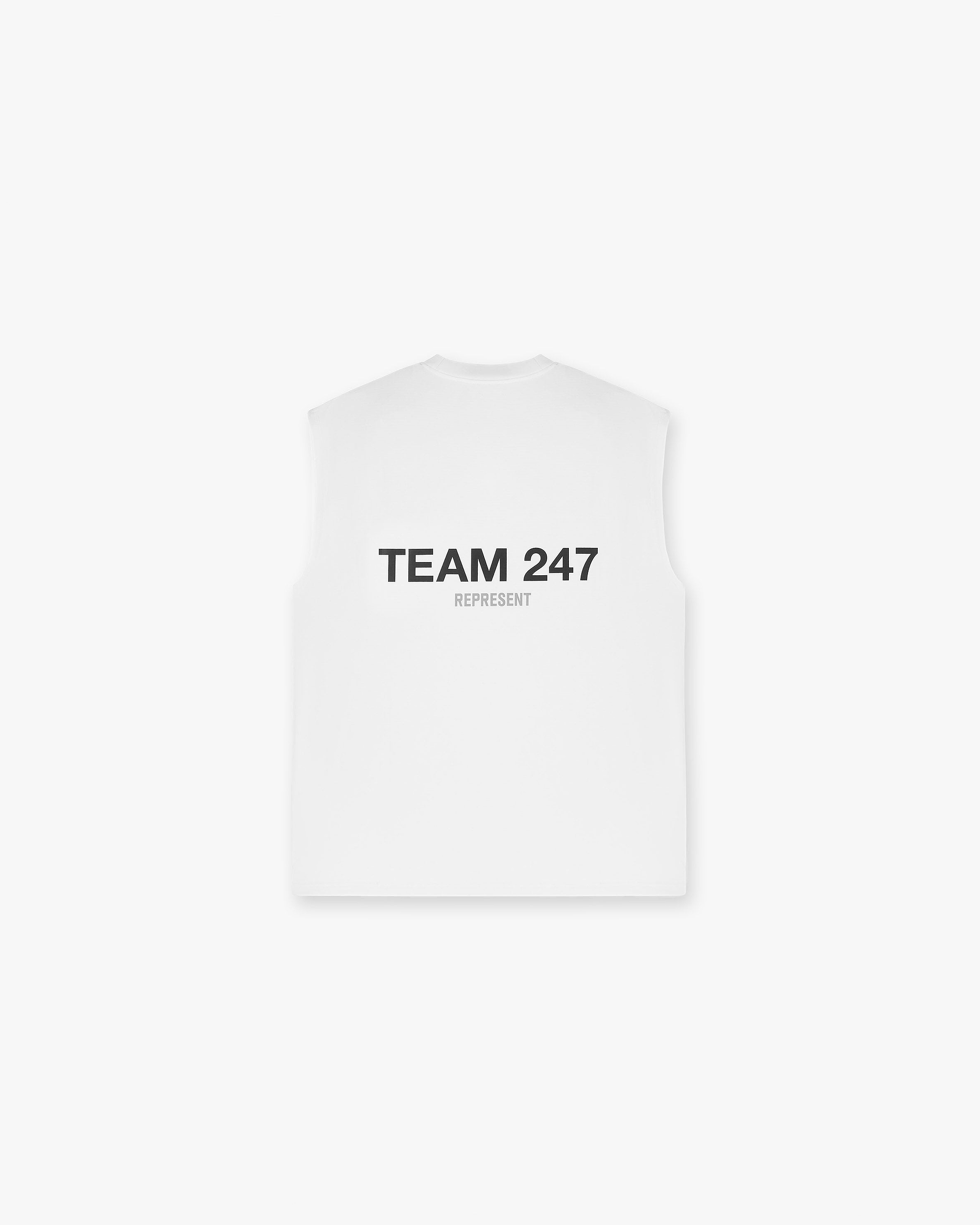 Team 247 Oversized Tank | Flat White T-Shirts 247 | Represent Clo