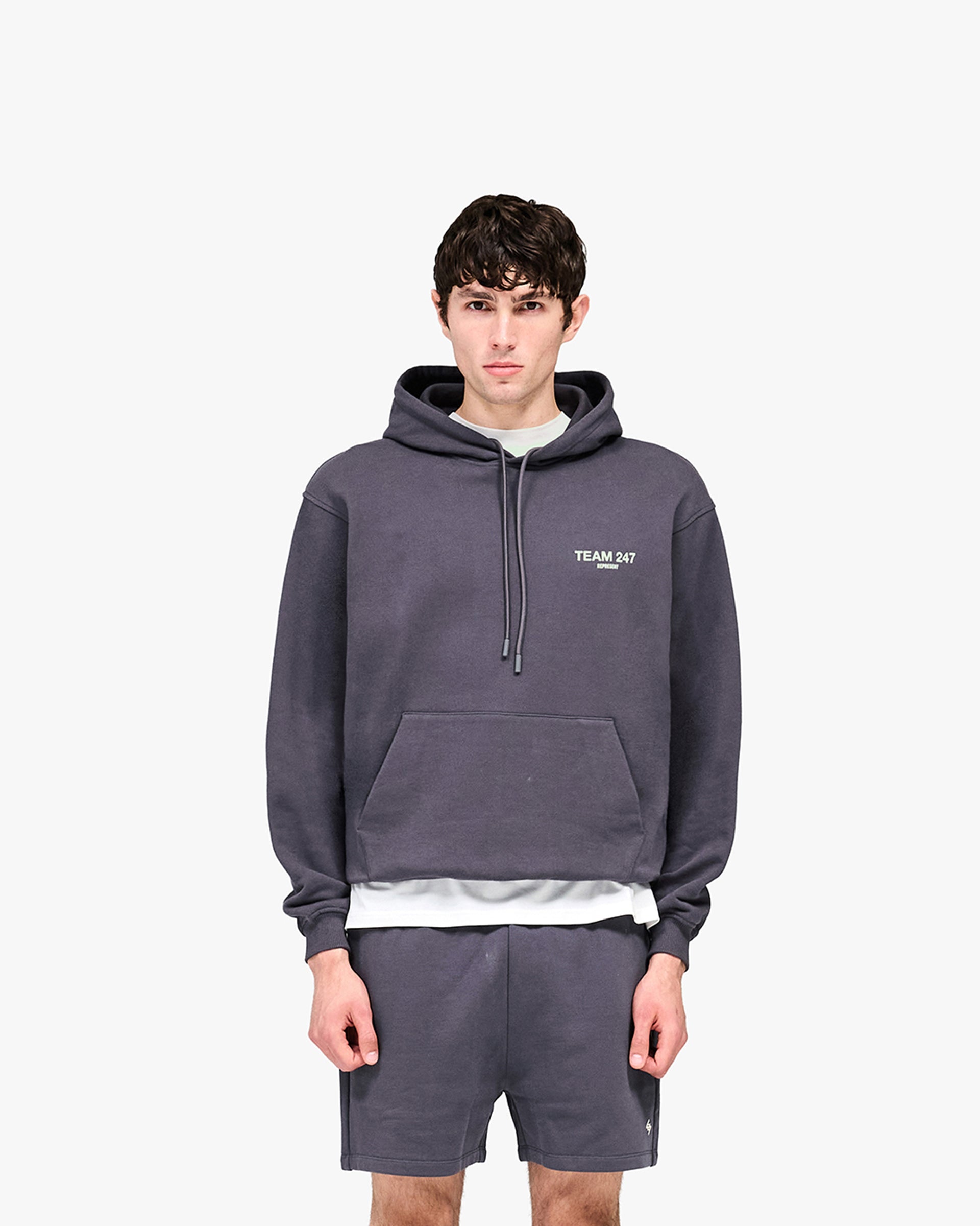 247 Team Oversized Hoodie - Graphene