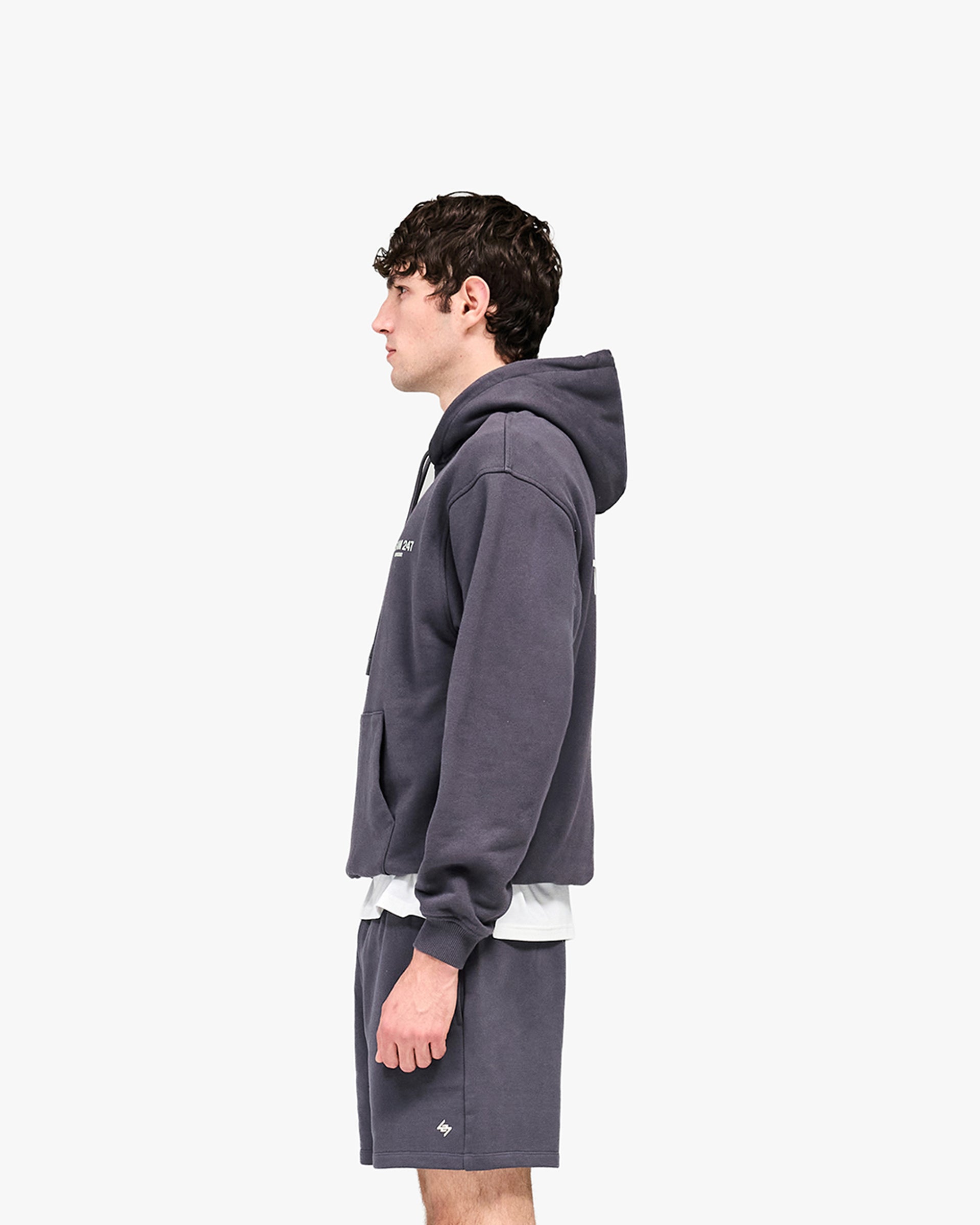 247 Team Oversized Hoodie - Graphene