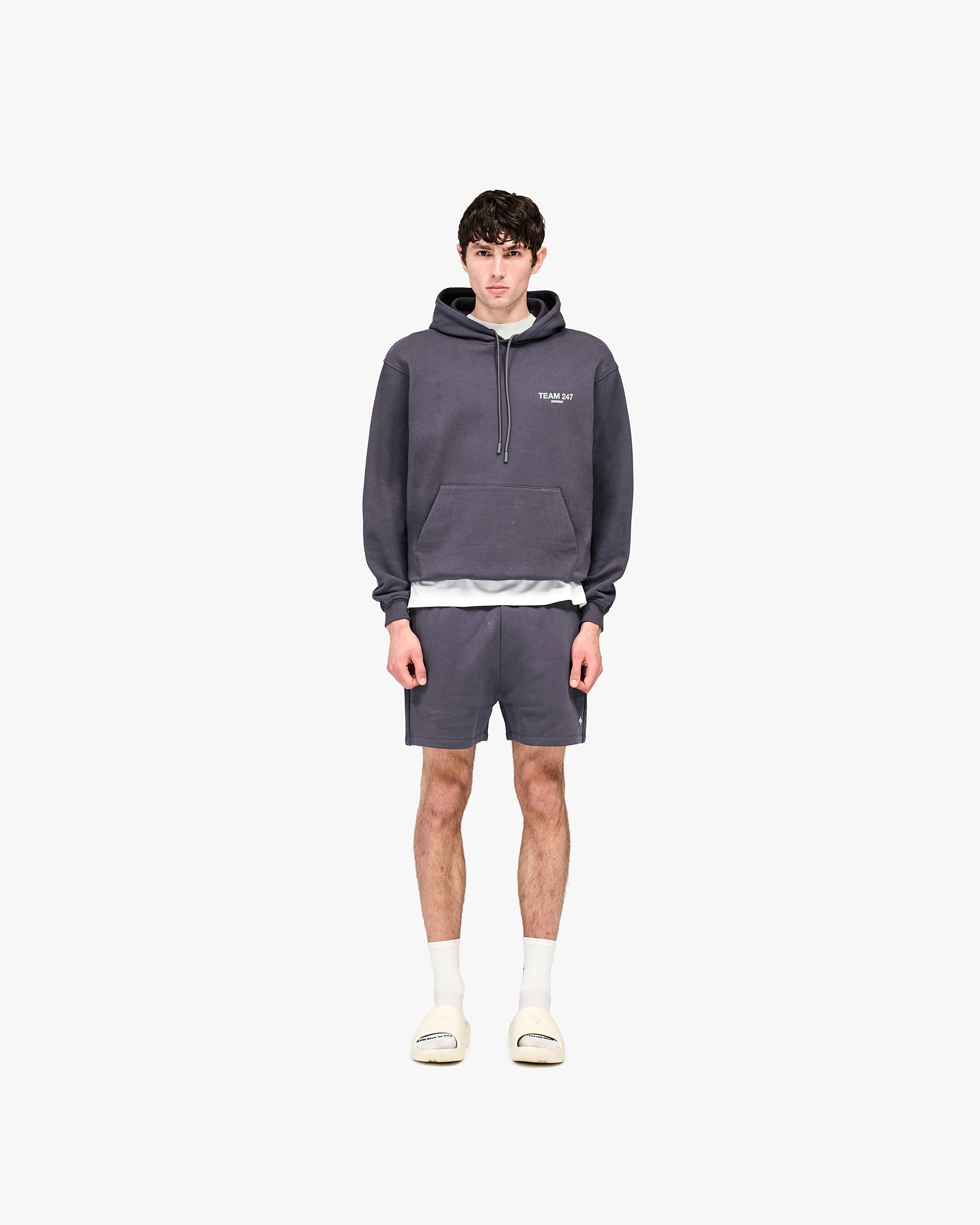 247 Team Oversized Hoodie - Graphene