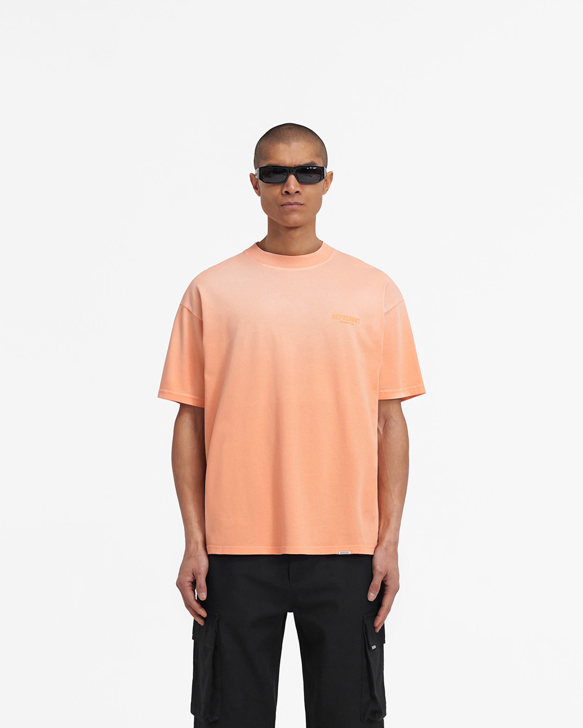 Represent Owners Club T-Shirt - Washed Coral