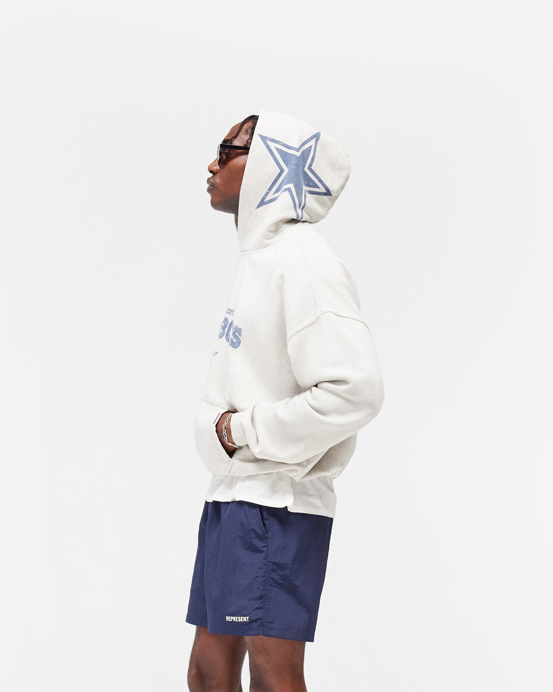Dallas Cowboys x Represent Hoodie - Cream Marl