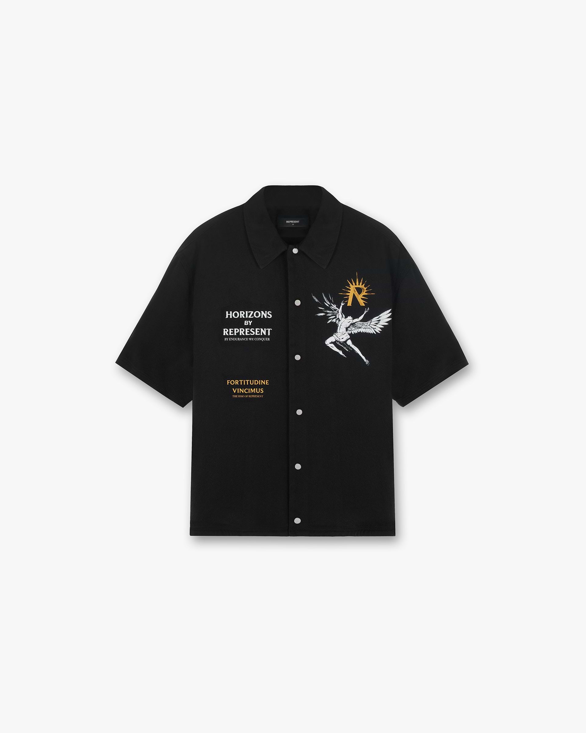Icarus Short Sleeve Shirt - Black