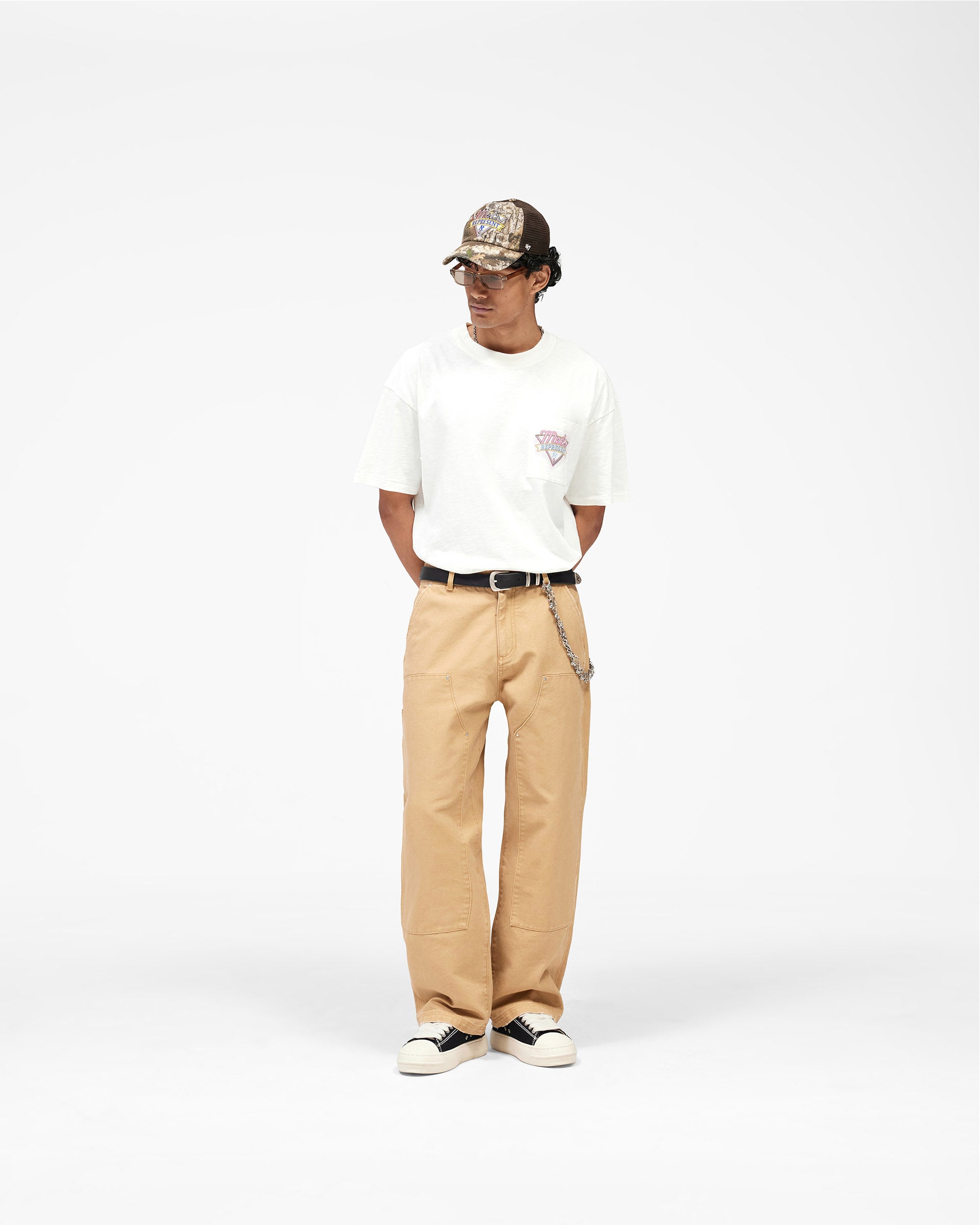 Represent x Mels Diner T-Shirt - Flat White