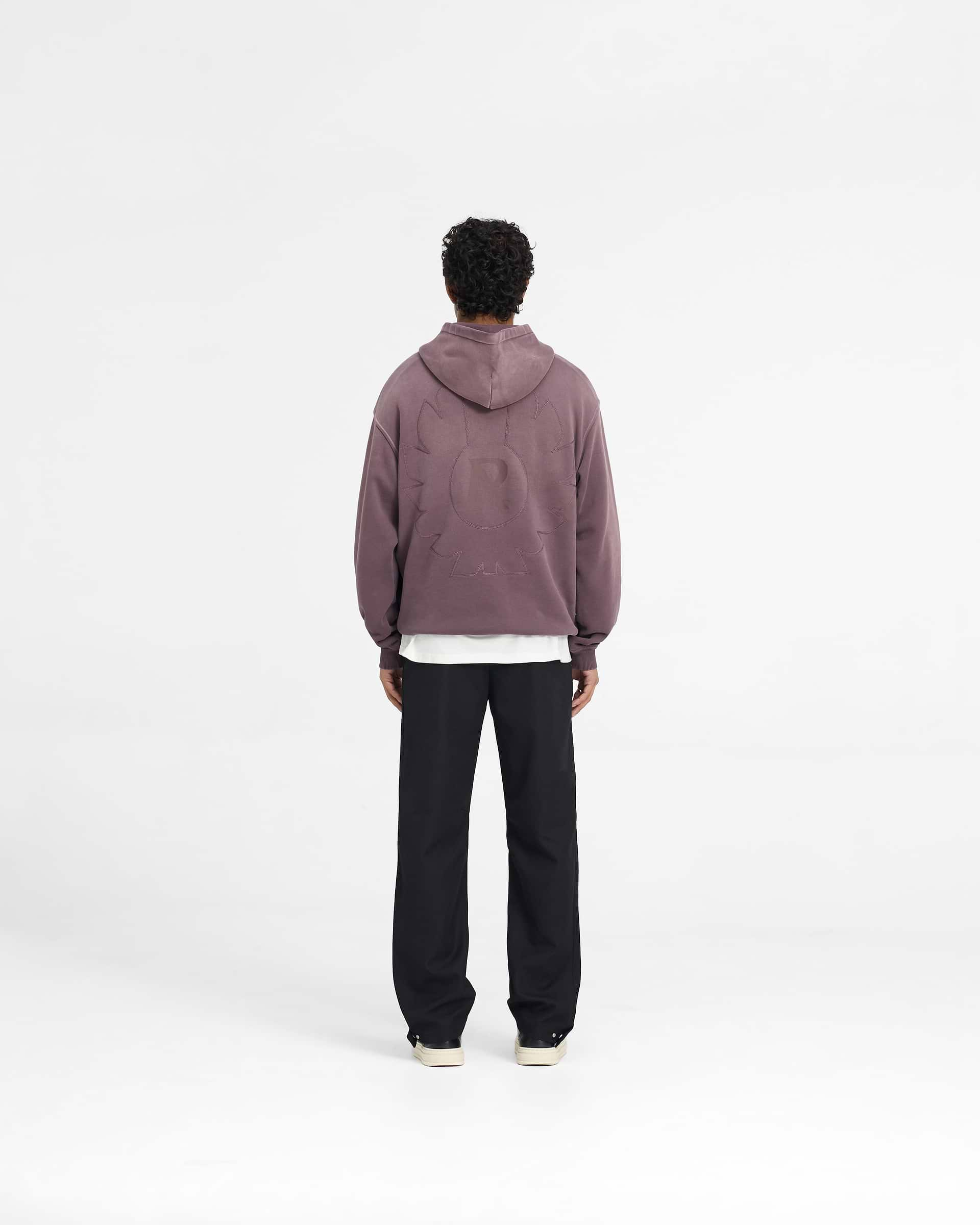 Represent X Belstaff Outline Phoenix Hoodie - Plum