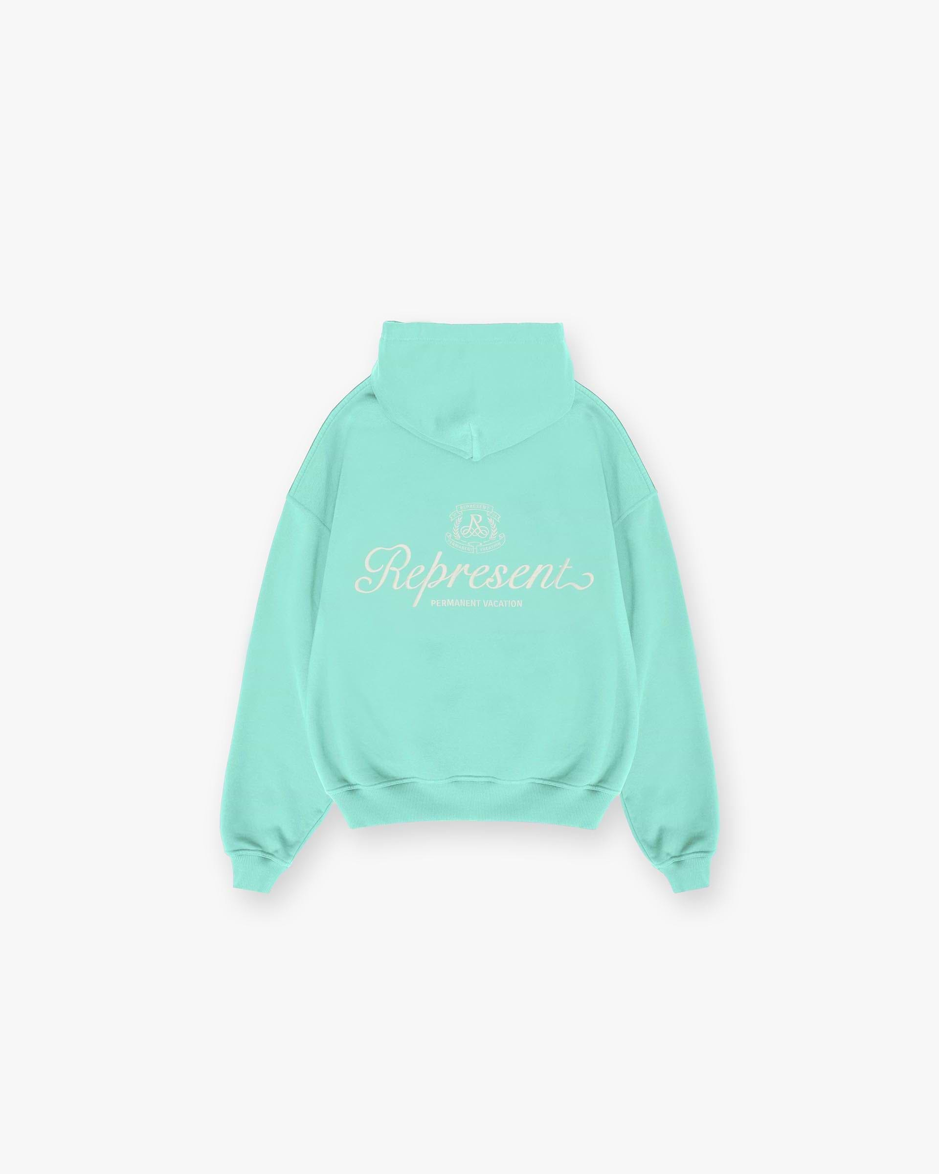 Permanent Vacation Hoodie - Electric Mint