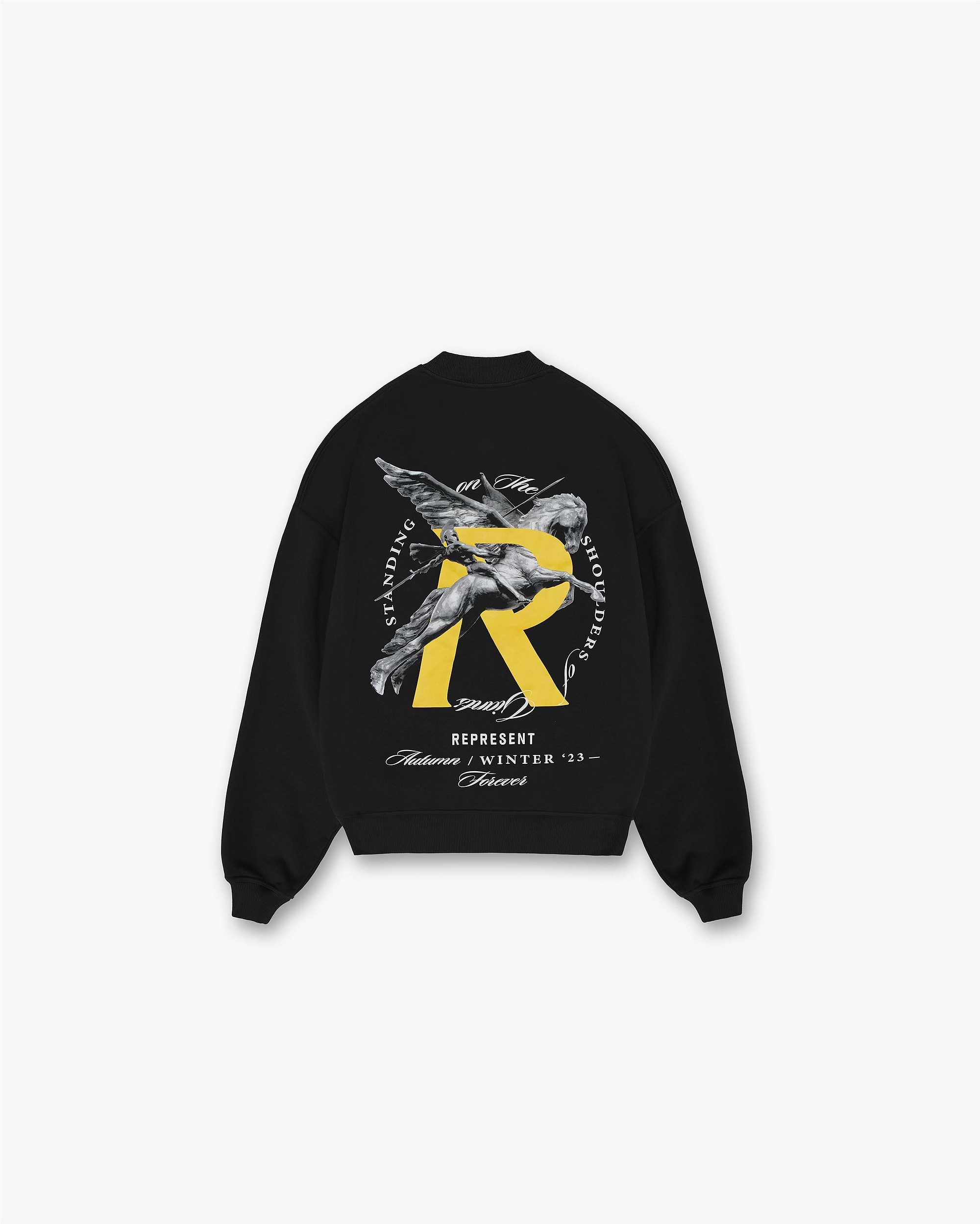 Giants Sweater | Jet Black Sweaters FW23 | Represent Clo